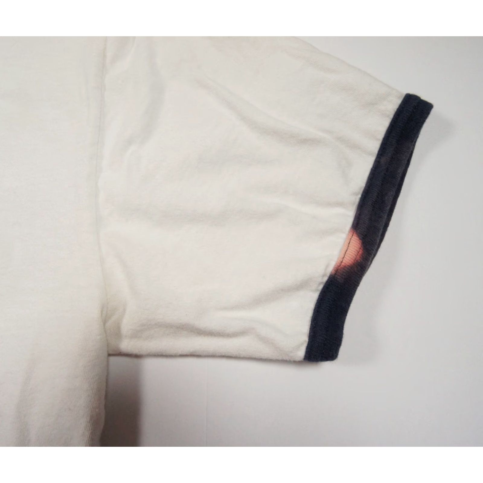 Nike VINTAGE Nike Shirt Mens XLarge White Ringer Tee Swoosh Crewneck Short Sleeve 80s 90s Size US XL / EU 56 / 4 - 4 Thumbnail