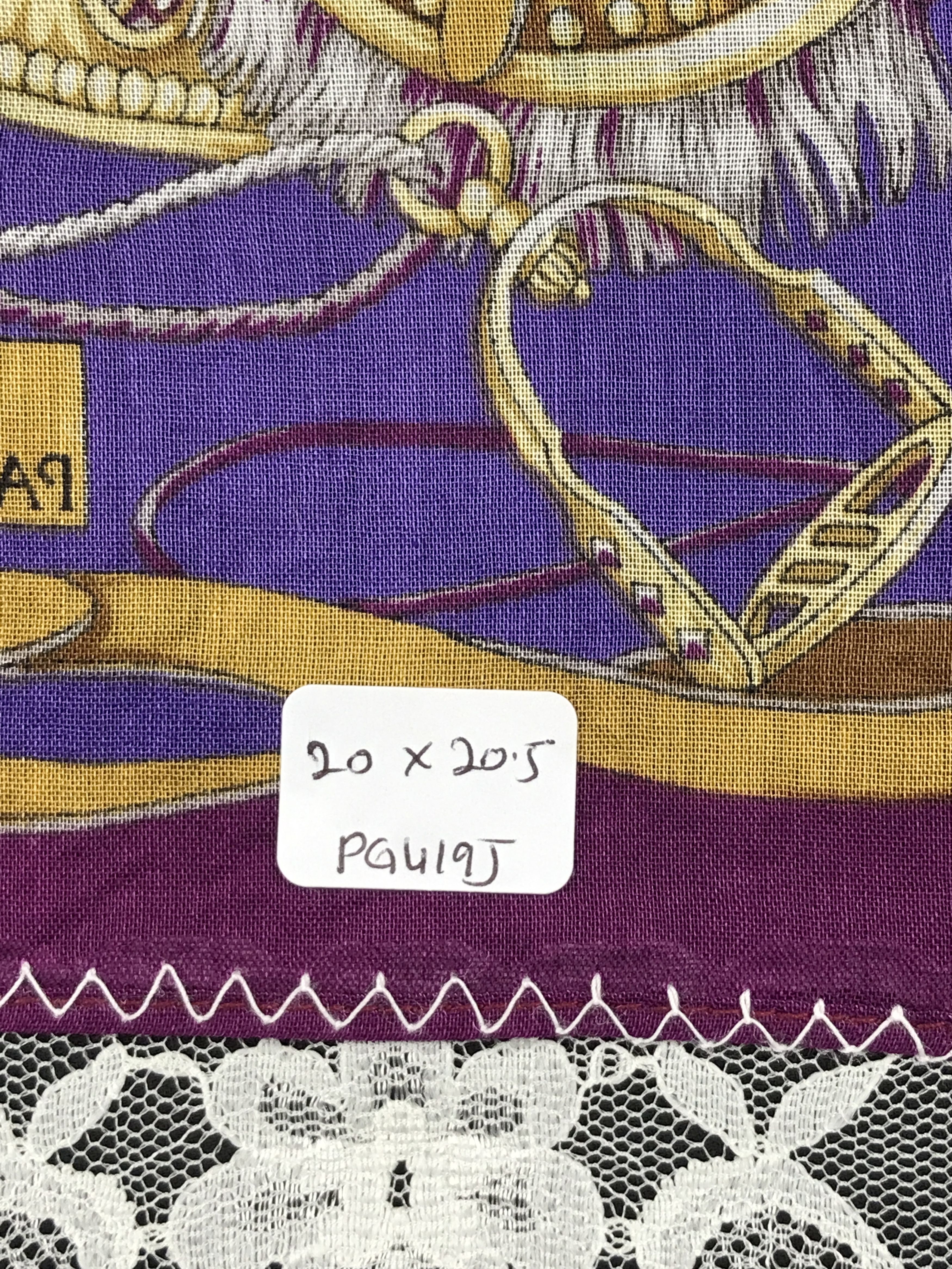Paolo Gucci × Vintage Paolo Gucci Embroidery Bandana Neckerchief Handkerchief Size ONE SIZE - 5 Thumbnail