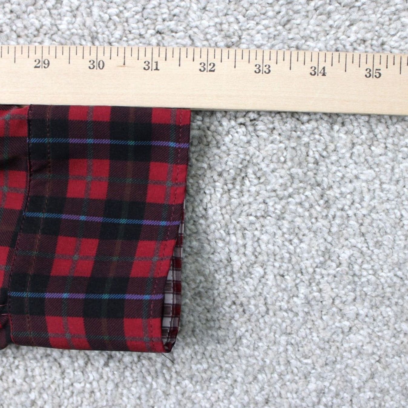 Vintage Construct Shirt XL Red/Black Plaid Slim Fit 4-Way Stretch Button-Up L/S Men’s Vintage No Size US XL / EU 56 / 4 - 7 Thumbnail