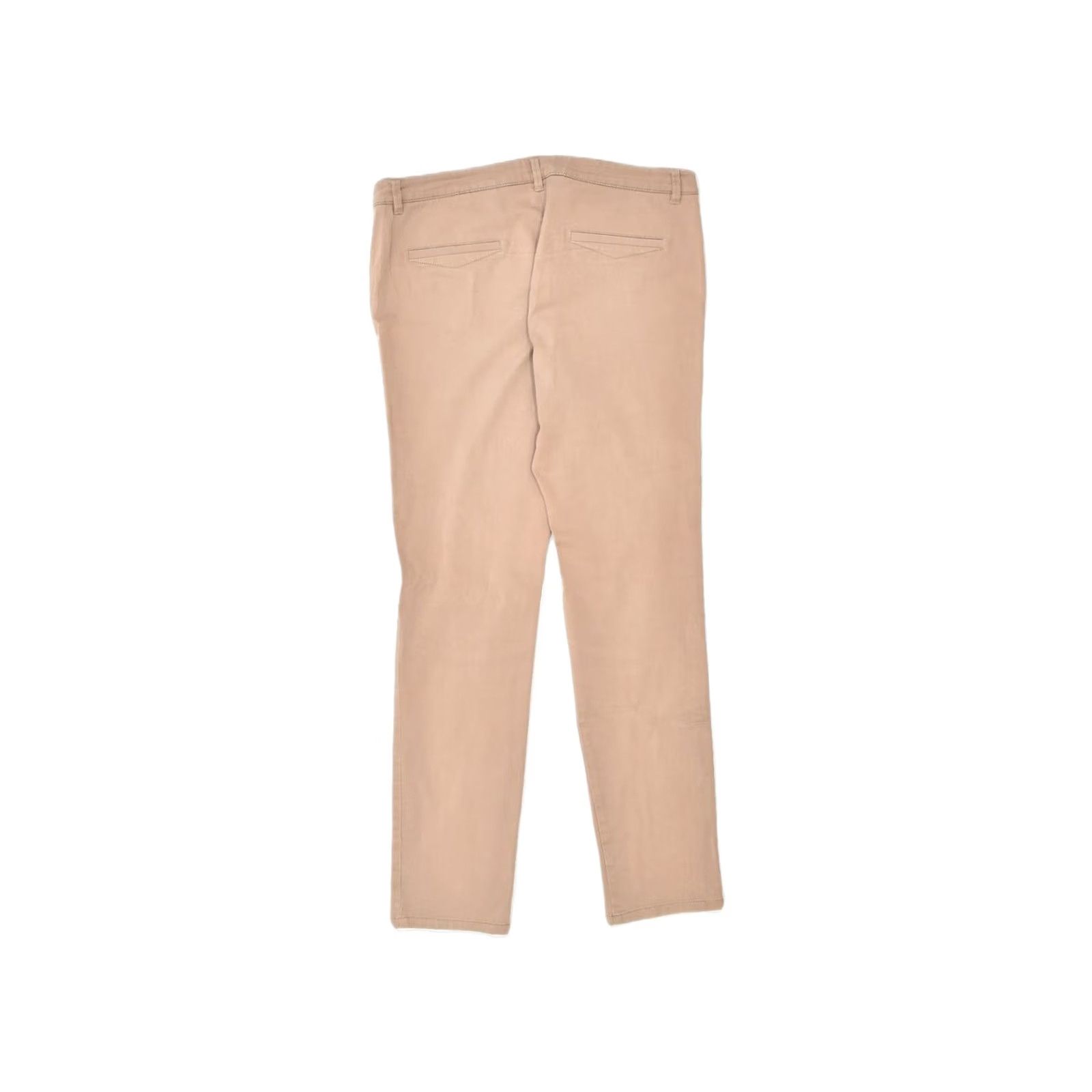 Massimo Dutti MASSIMO DUTTI Womens Skinny Casual Trousers EU 40 Medium W32 L30 Beige Size 32" / US 10 / IT 46 - 2 Thumbnail