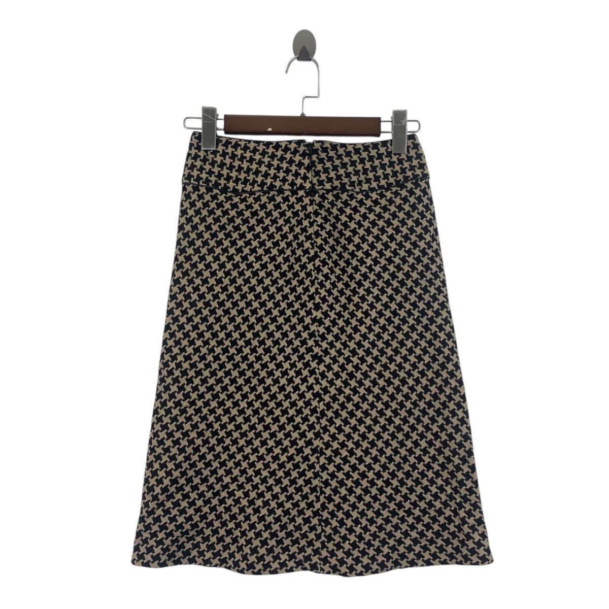 Vintage Vintage U.D.C Made In Japan Wool Midi Skirts Size 26" / US 2 / IT 38 - 2 Thumbnail