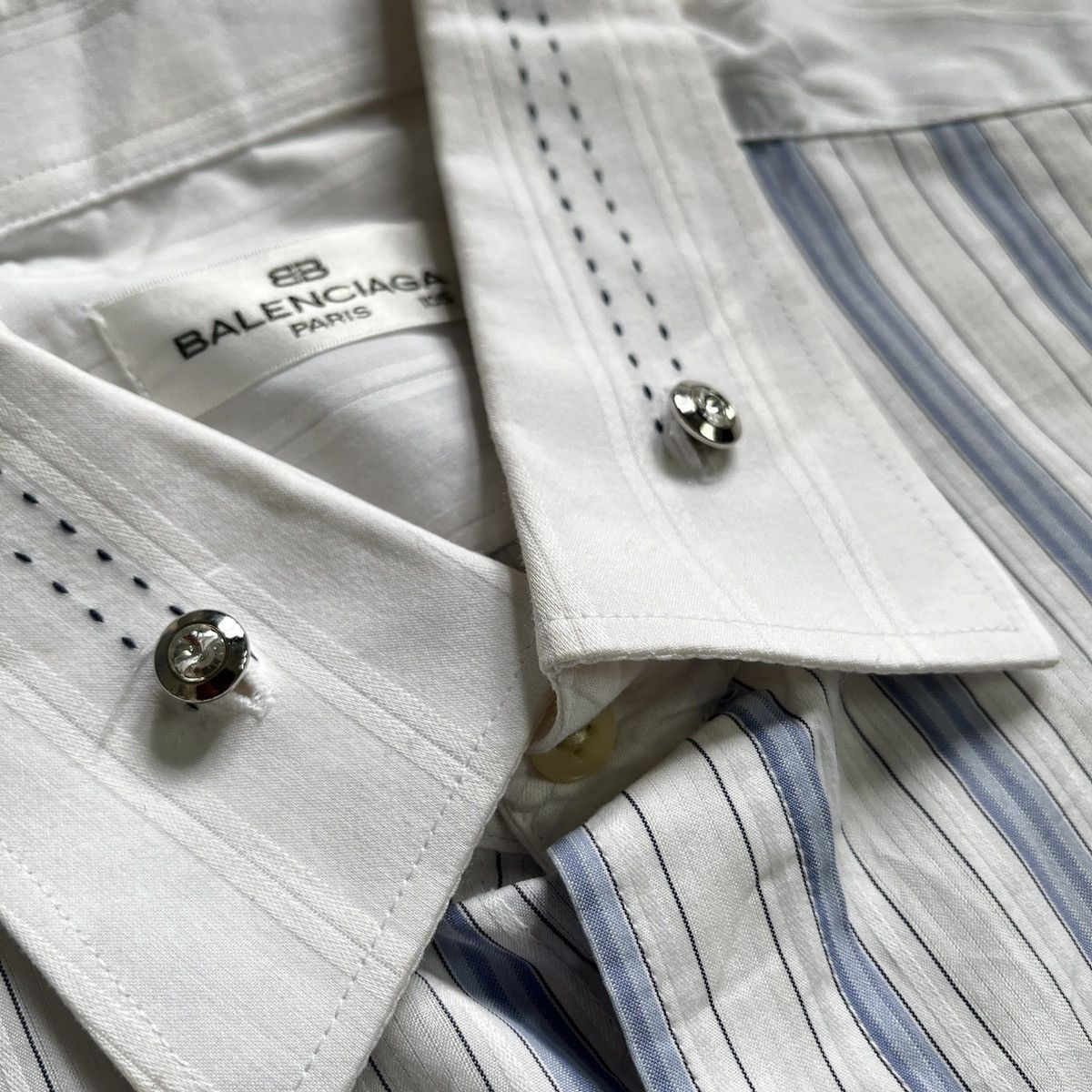 Balenciaga Vintage Balenciaga button shirt Size US XL / EU 56 / 4 - 6 Thumbnail