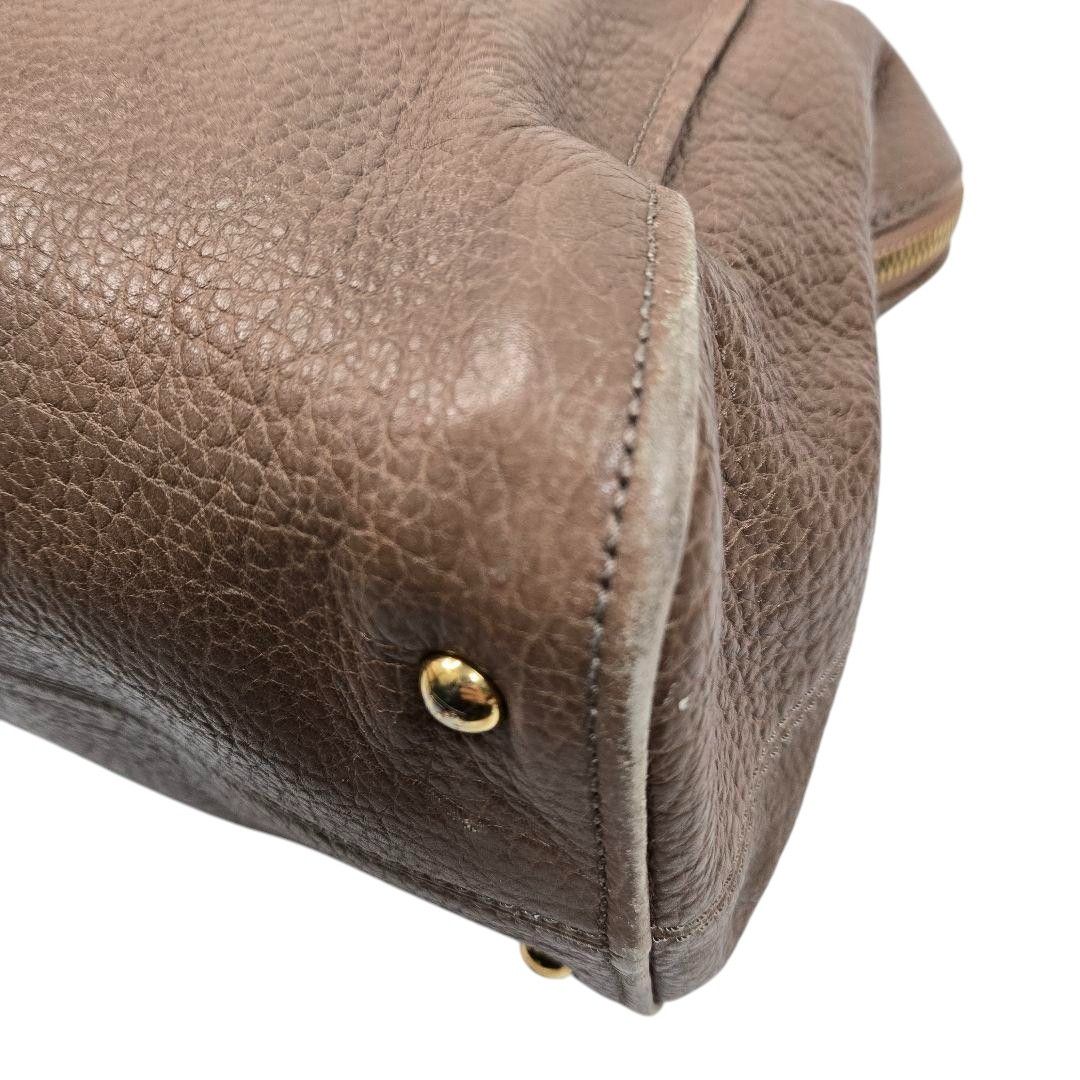 Fendi Fendi - Chameleon Leather Handbag Shoulder Bag FF Gold Size ONE SIZE - 6 Thumbnail