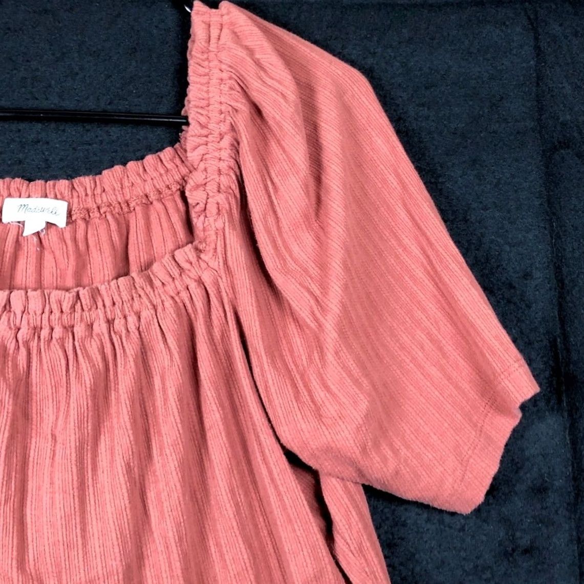Madewell Madewell Blouse Square Neck Short Sleeve Small Womens Burnt Orange Regular Sleeve Casual Suitable for Travel, Party/Cocktail, Casual, Boho Size S / US 4 / IT 40 - 5 Thumbnail