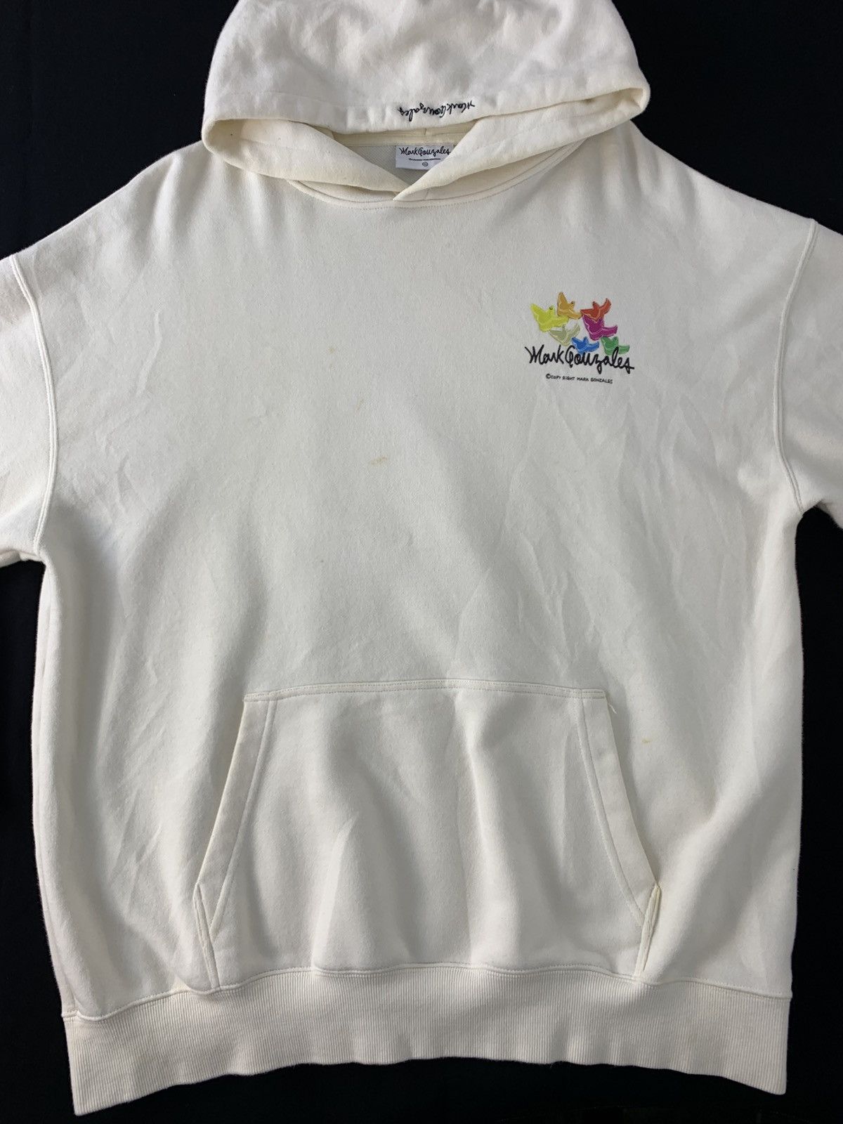 Japanese Brand Mark Gonzalez Big Graphic Logo Pullover Hoodies Size US XL / EU 56 / 4 - 3 Thumbnail