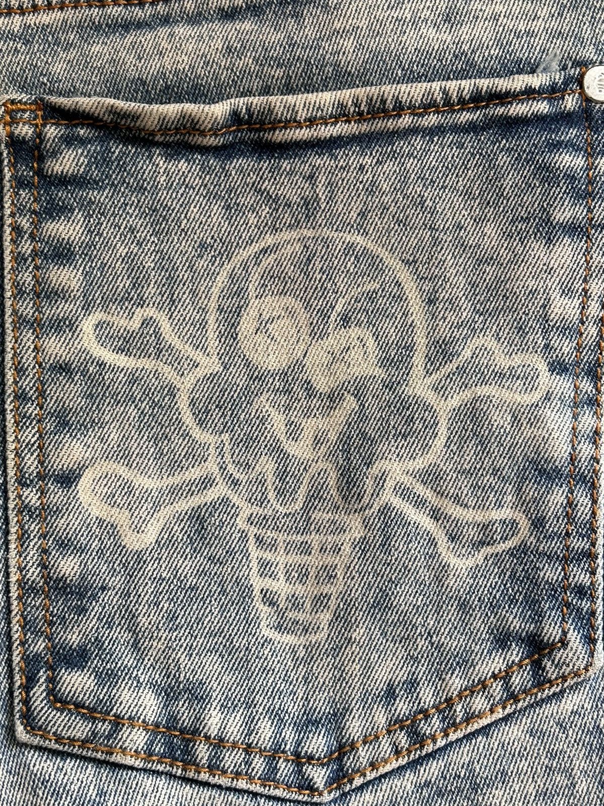 Icecream 00’s Ice Cream Vintage Light Blue Denim Jeans Size US 38 / EU 54 - 6 Thumbnail
