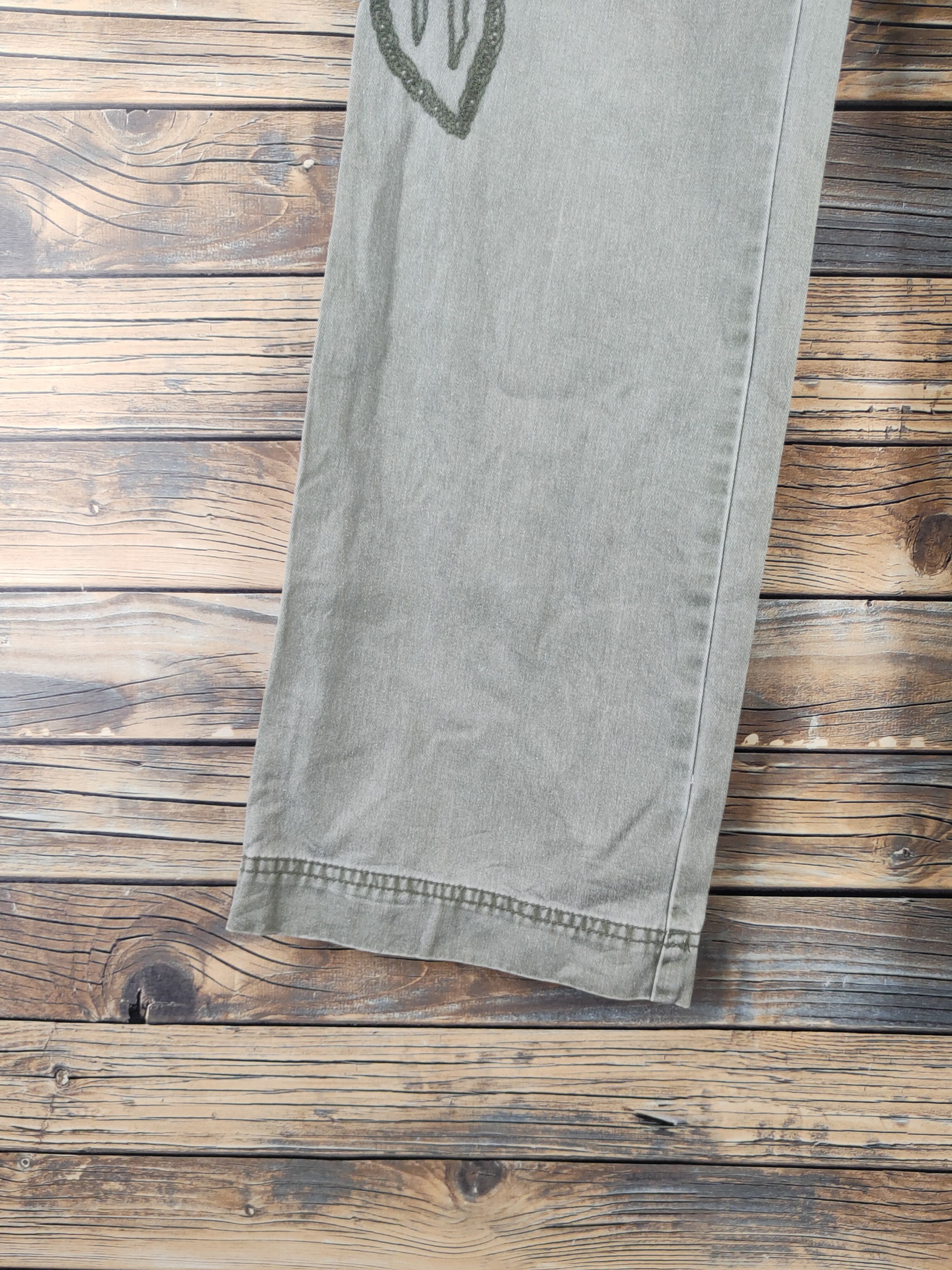 Japanese Brand DL Tint Green Faded Multipocket Casual Pants #962 Size 28" / US 6 / IT 42 - 4 Thumbnail