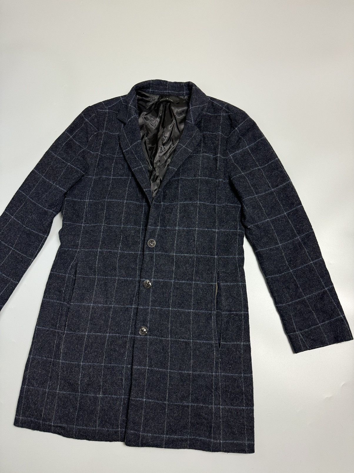 GOSTAR DE FUGA Gostar De fuga Checkered OverCoat Wool Jacket Size US S / EU 44-46 / 1 - 4 Thumbnail