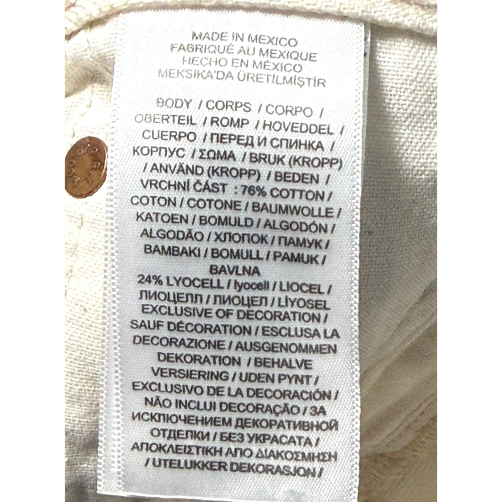 Ralph Lauren Polo Ralph Lauren Jeans Avery Boyfriend Women 33x27.5 White Denim Paint Splatter Regular Womens Size 24" / US 00 / IT 34 - 7 Thumbnail