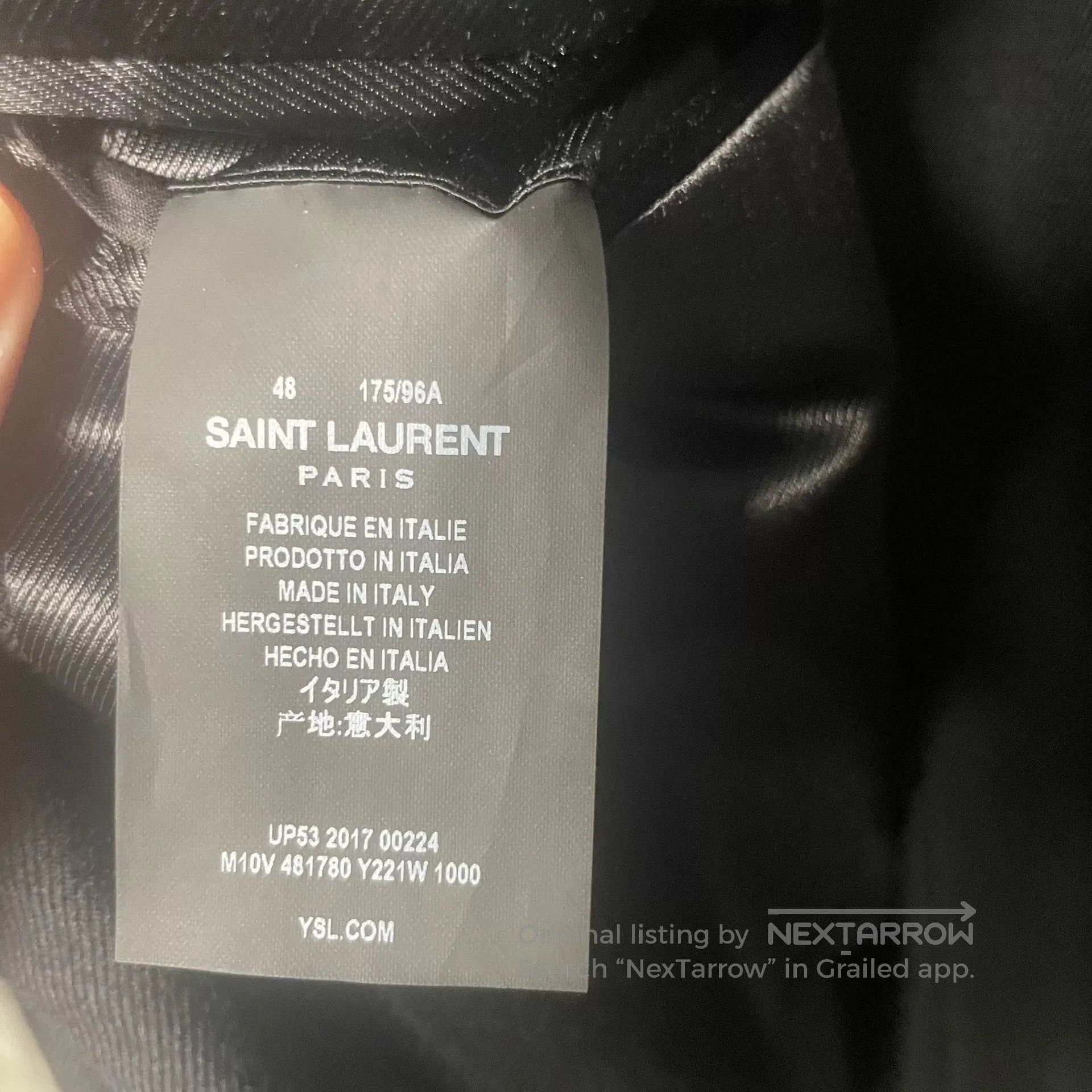 Saint Laurent Paris Saint Laurent Black Wool Coat. Size US M / EU 48-50 / 2 - 4 Thumbnail