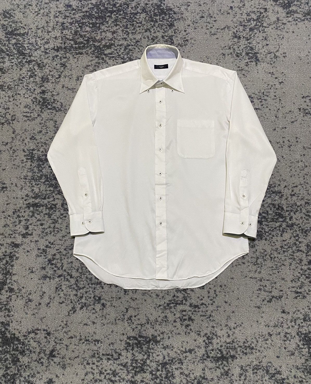 Japanese Brand Y’Sacsny white basic shirt Size US L / EU 52-54 / 3 - 1 Thumbnail