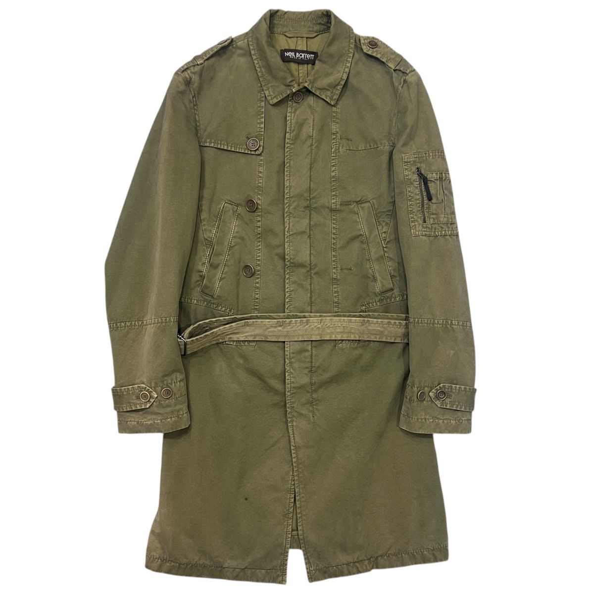 Neil Barrett NEIL BARRETT Cotton Military Coat Size XS / US 0-2 / IT 36-38 - 1 Thumbnail