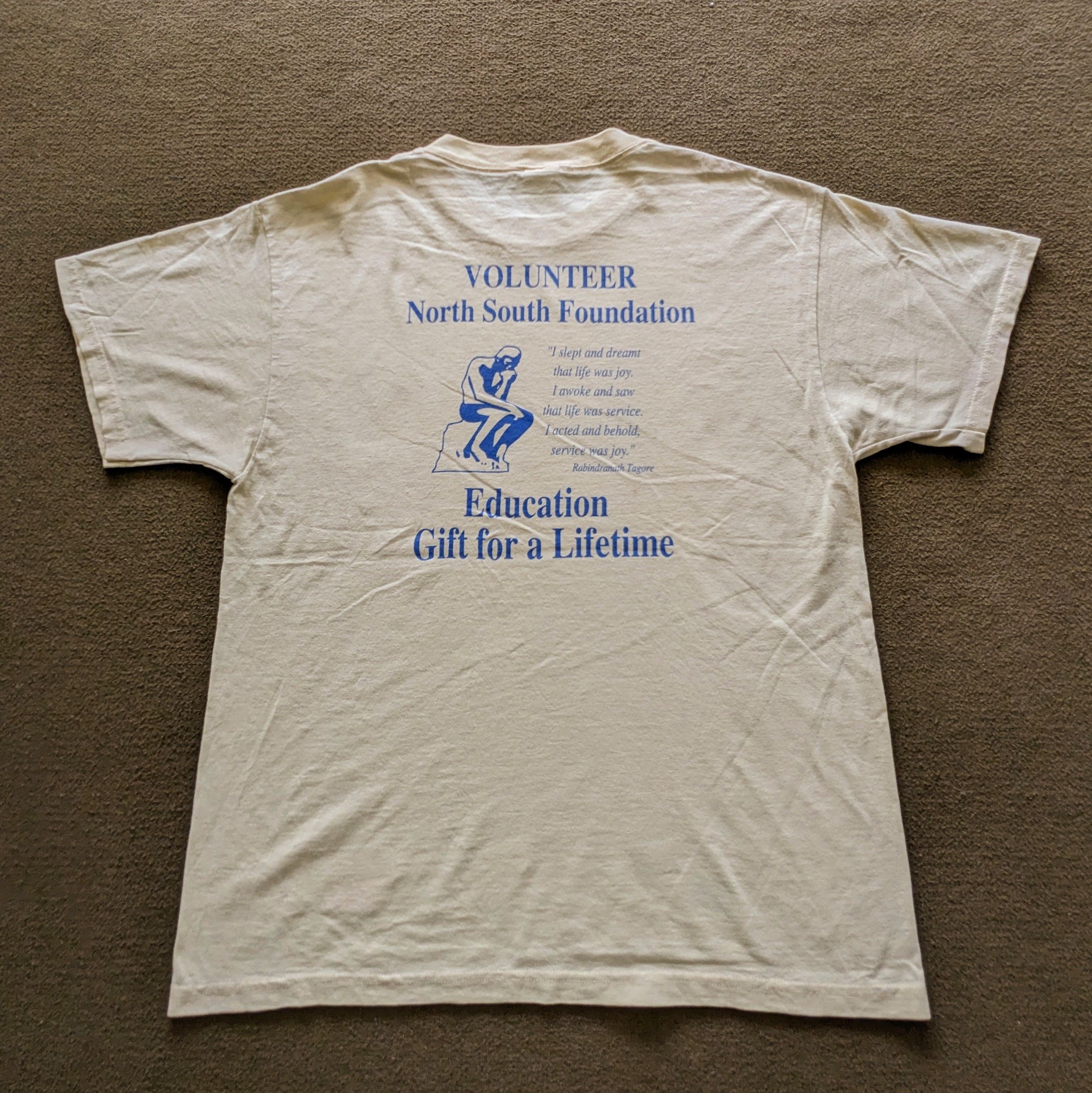 Vintage Vintage MAHATMA GANDHI Indian History T-shirt Size US L / EU 52-54 / 3 - 3 Thumbnail