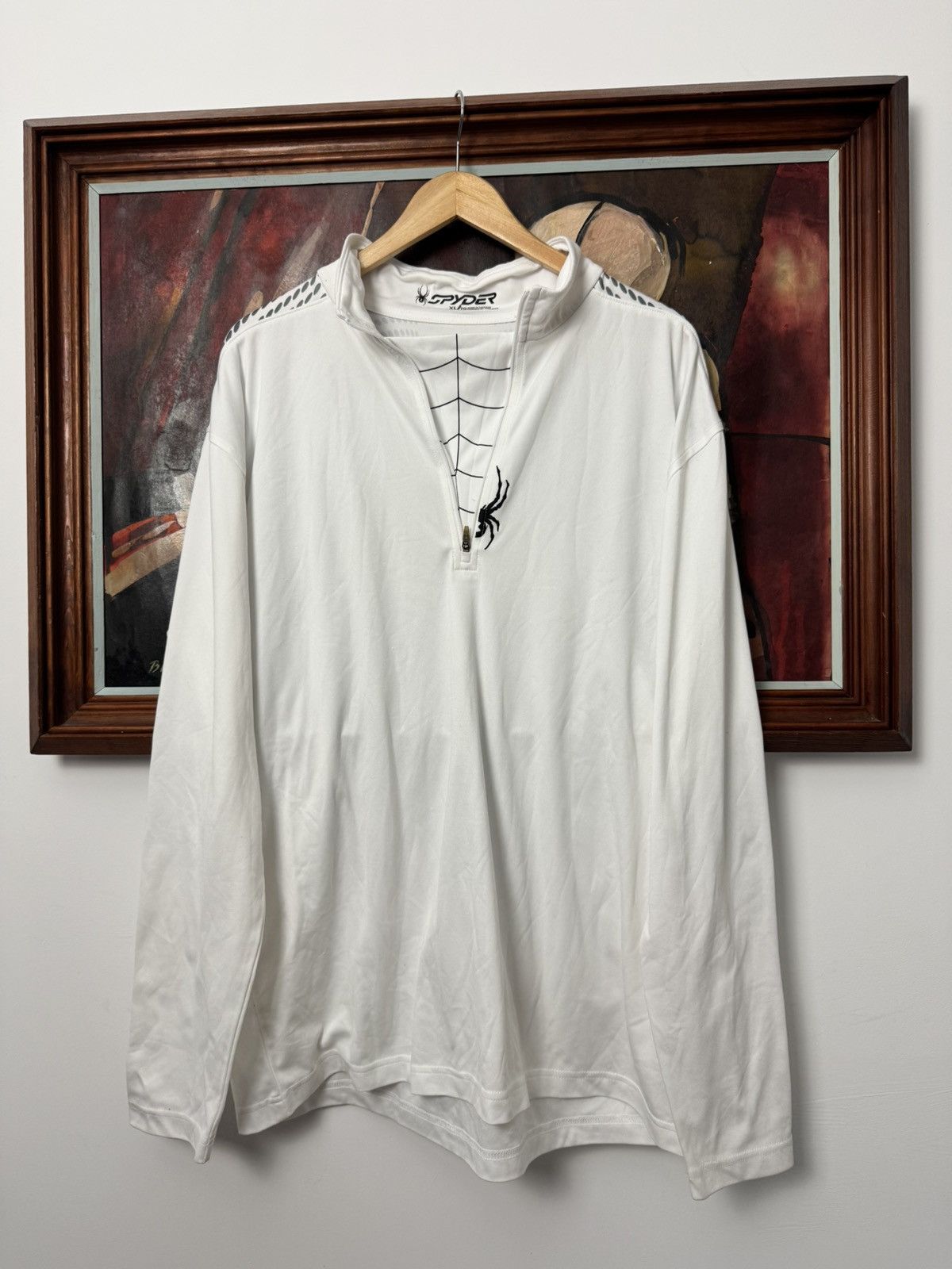 Spyder Vintage Y2k Spyder Spider AvantGarde Spiderweb Rare Sport LS Size US XL / EU 56 / 4 - 1 Thumbnail