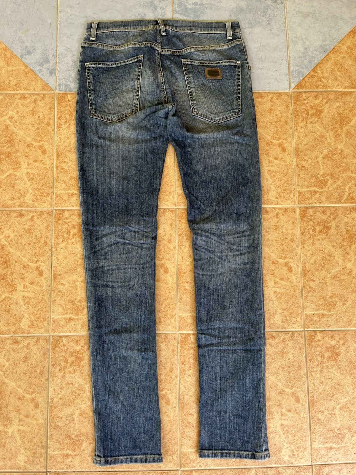 Dolce & Gabbana 💥Luxury Authentic D&G SS15 Blue Faded Denim Made In Italy Size US 31 - 16 Thumbnail