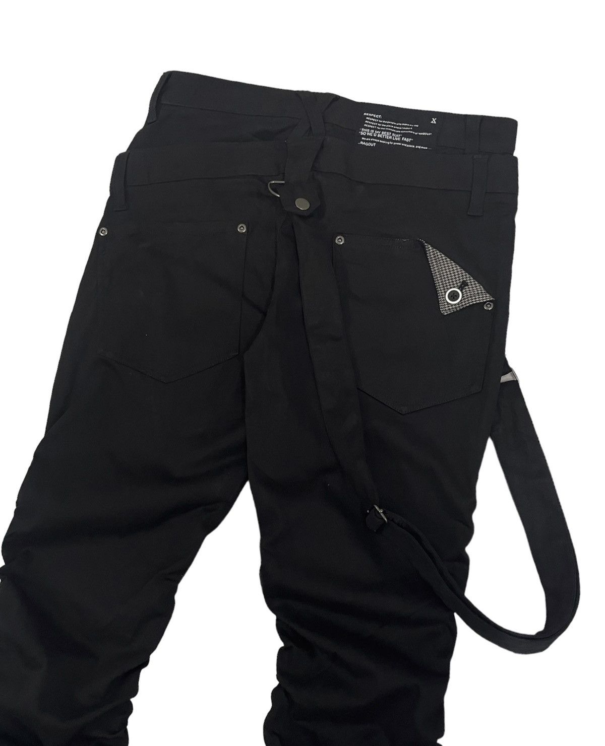 If Six Was Nine × Japanese Brand × PPFM Ragout Japan Double Waist Bondage Pants Size US 30 / EU 46 - 8 Thumbnail
