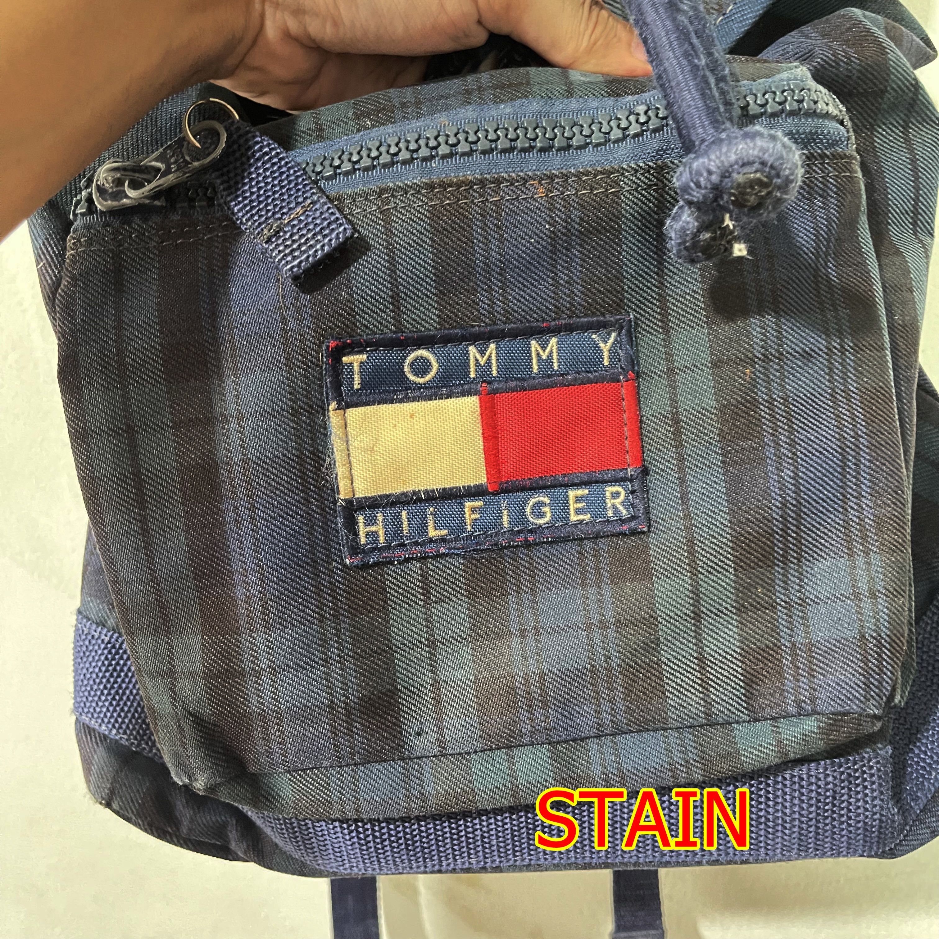 Tommy Hilfiger Vintage 90s Tommy Hilfiger Plaid Backpack Size ONE SIZE - 8 Thumbnail