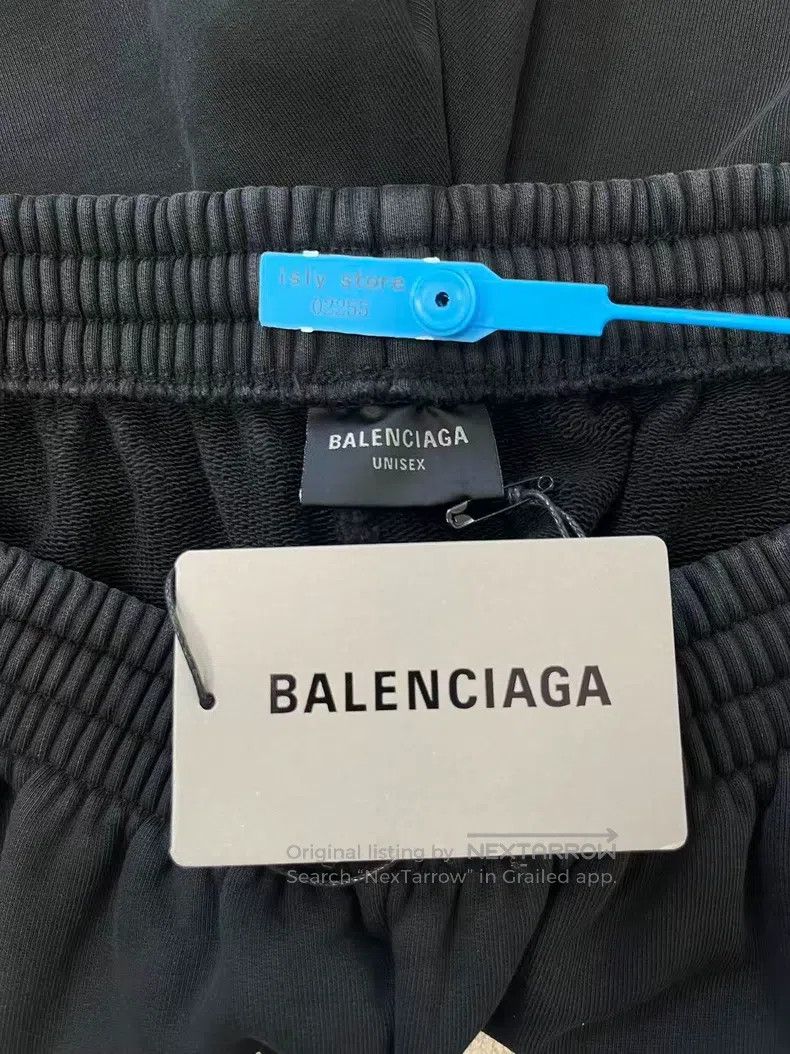 Balenciaga Balenciaga size XXS Logo Printed Elastic Waist Casual Shor Size US 27 - 5 Thumbnail