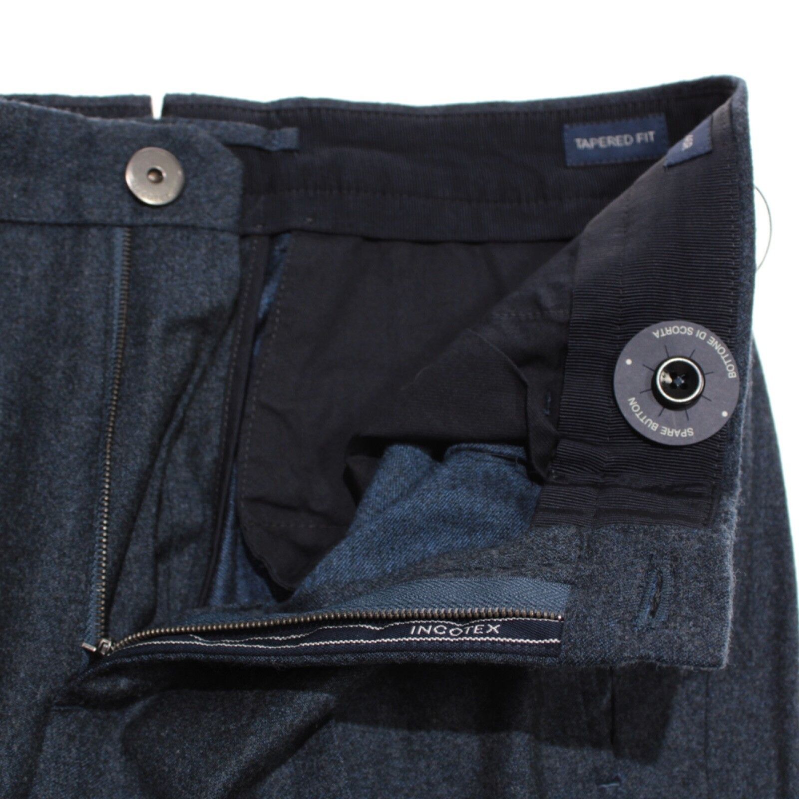Incotex INCOTEX New with tags Dress Pants Size 30 US In Blue Size US 30 / EU 46 - 4 Thumbnail