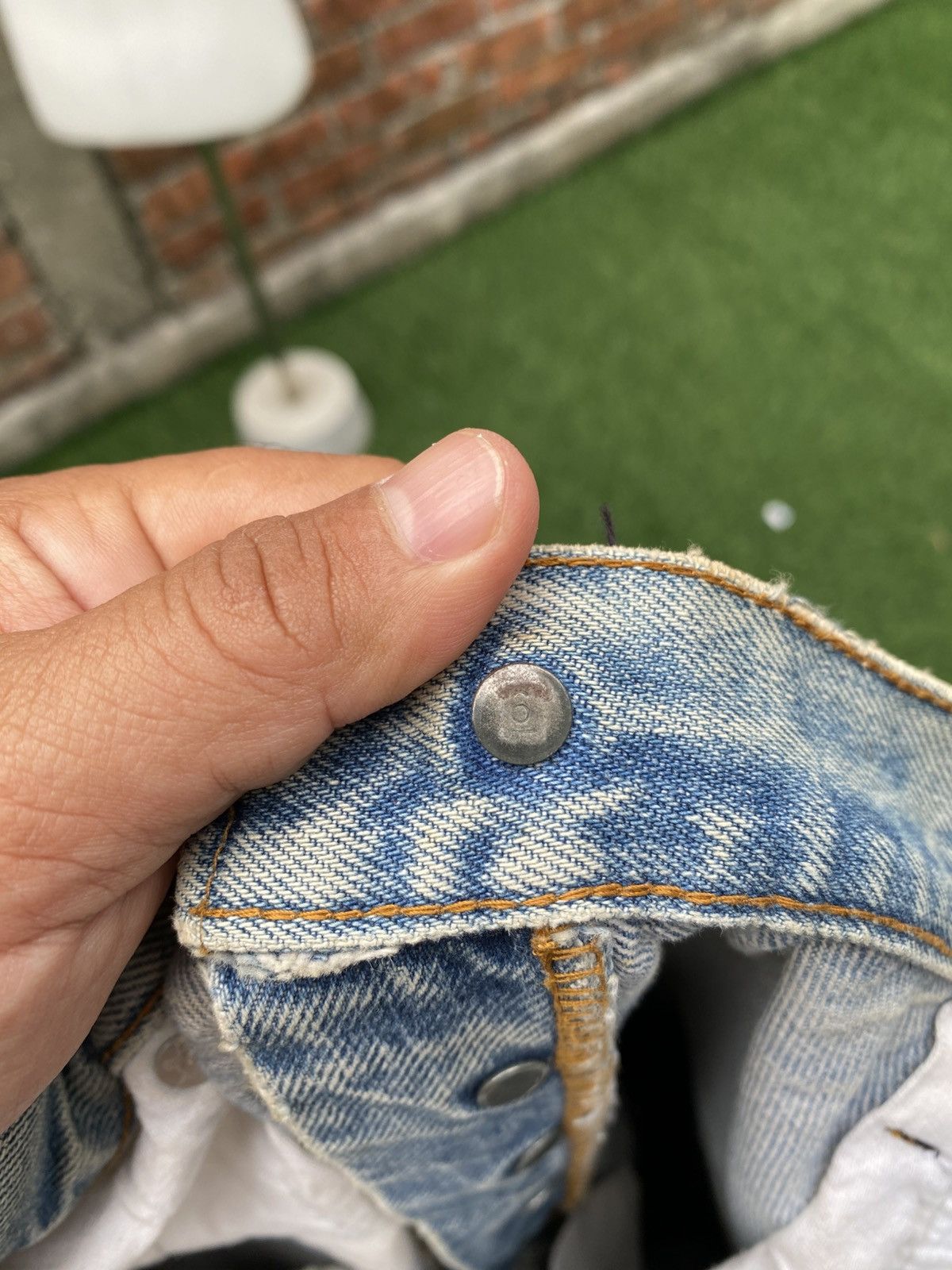 Levi's Vintage Clothing W36x31 Vintage levi's 501 redline distressed repaired Size US 36 / EU 52 - 12 Thumbnail