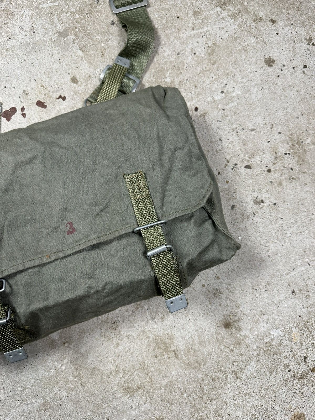 Other Vintage 80s Green Military Army Messenger Crossbody Bag Size ONE SIZE - 3 Thumbnail