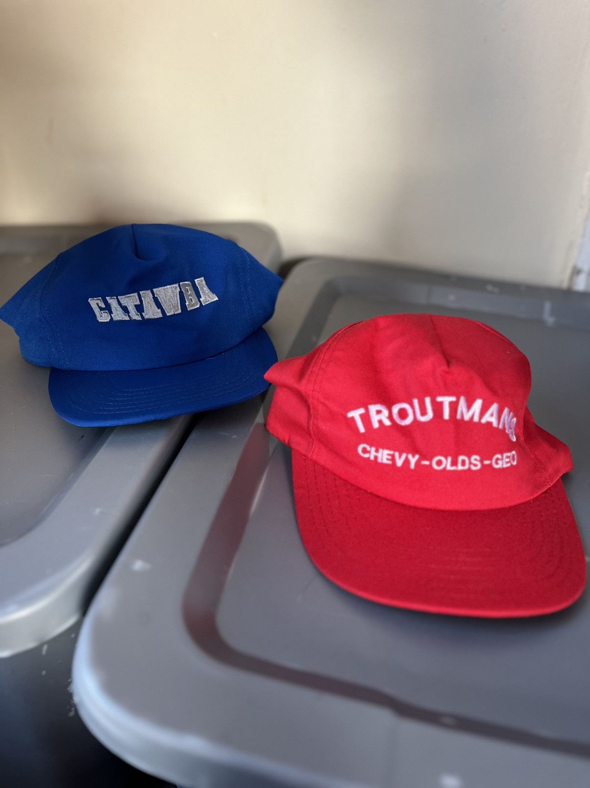 Delong vintage 90s trucker made usa snapback 2 bundle hat chevy car Size ONE SIZE - 1 Thumbnail
