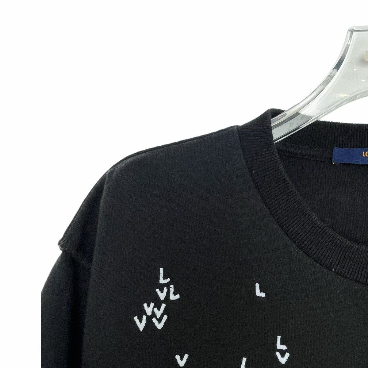 Louis Vuitton Louis Vuitton Black Printed T-Shirt K26WX Size S / US 4 / IT 40 - 3 Thumbnail
