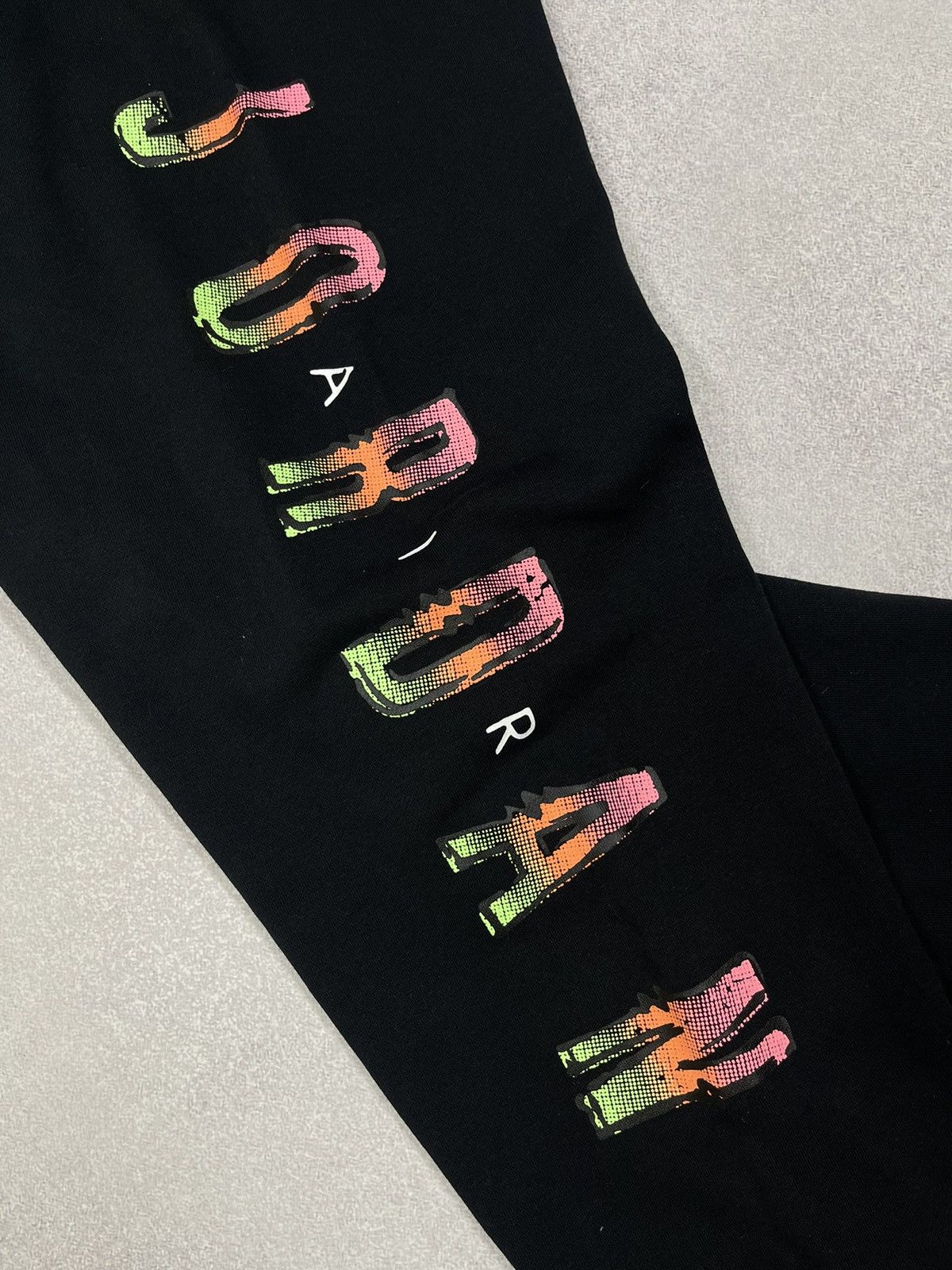 Jordan Brand Mens Nike Jordan Black Sweatpants Big Logo NBA Y2K ACG TN Size US 34 / EU 50 - 6 Thumbnail