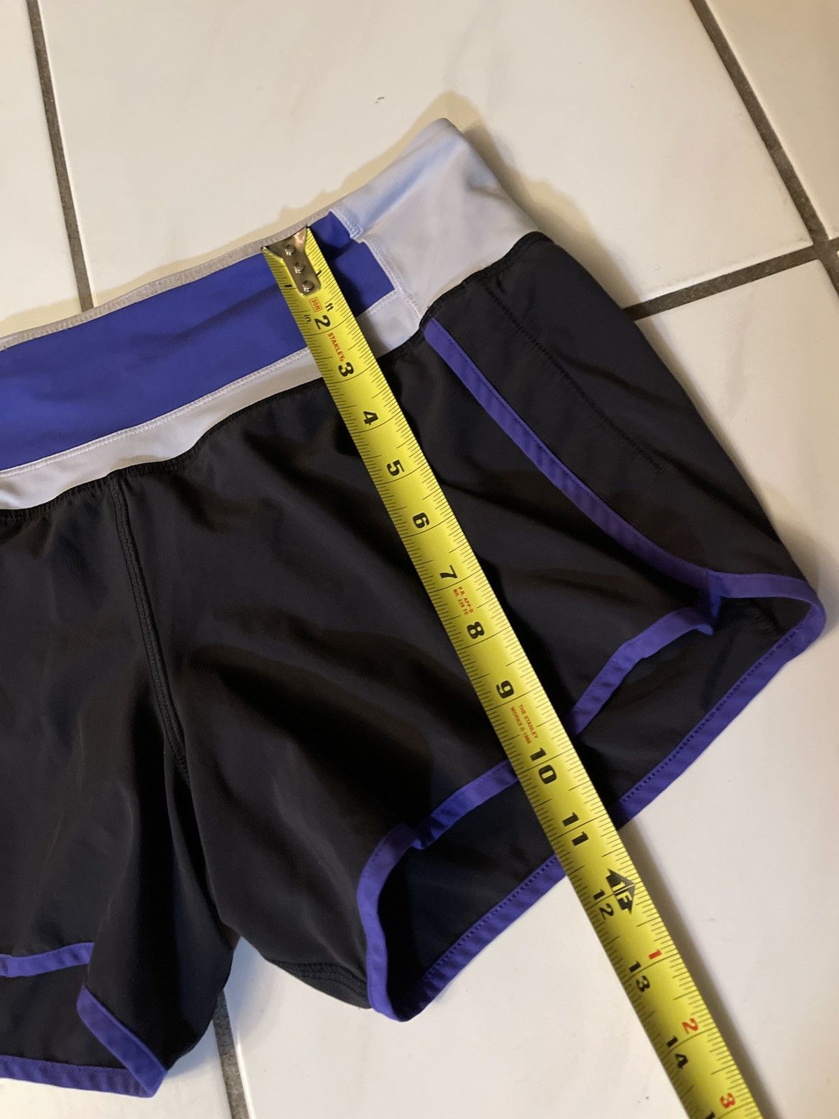 Lululemon Lululemon Run Times Lined 4 Way Stretch Running Shorts Black Size 28" / US 6 / IT 42 - 2 Thumbnail