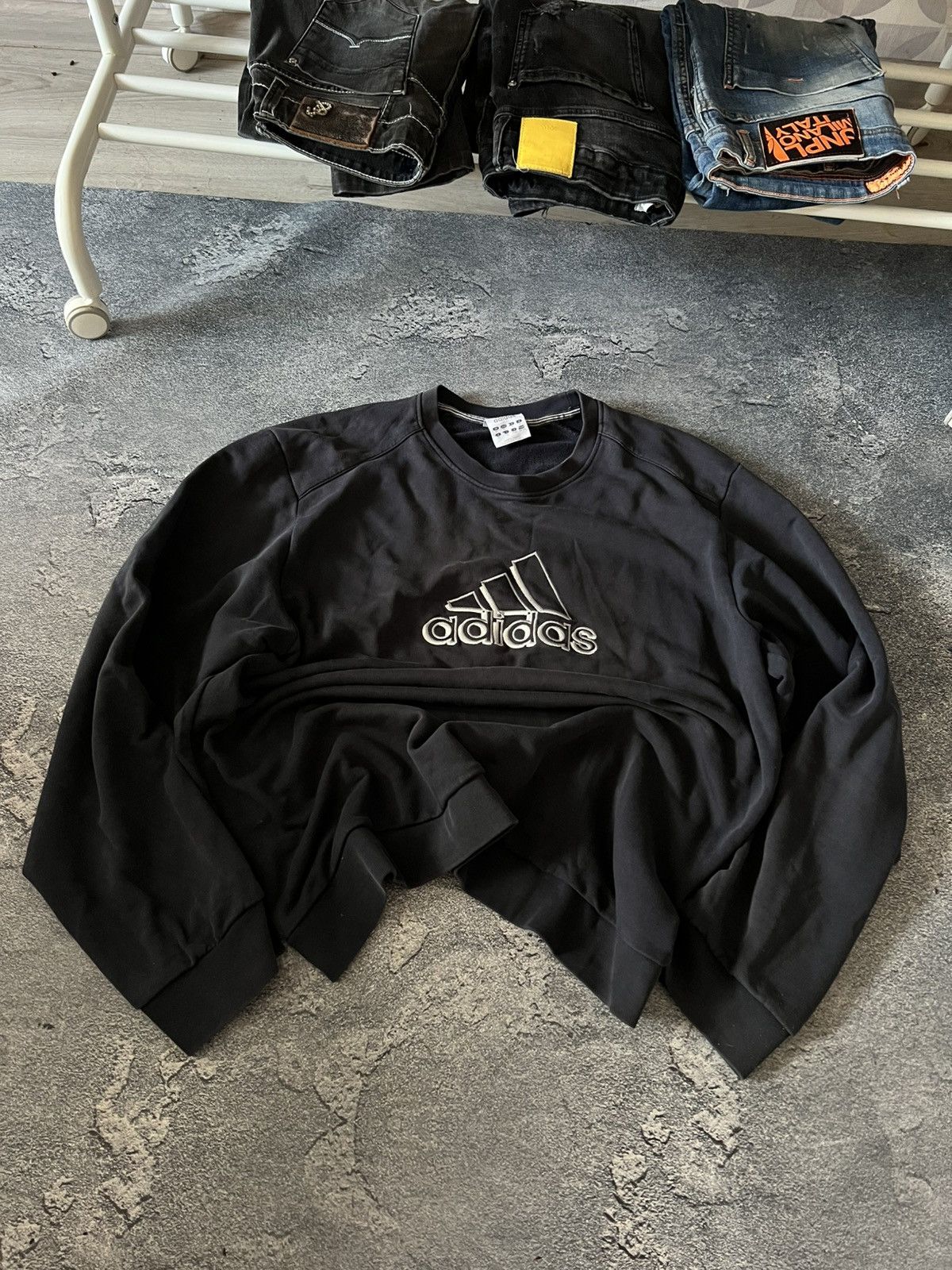 Adidas Vintage Streetwear Adidas Underground Retro Sweater Size US XL / EU 56 / 4 - 1 Thumbnail
