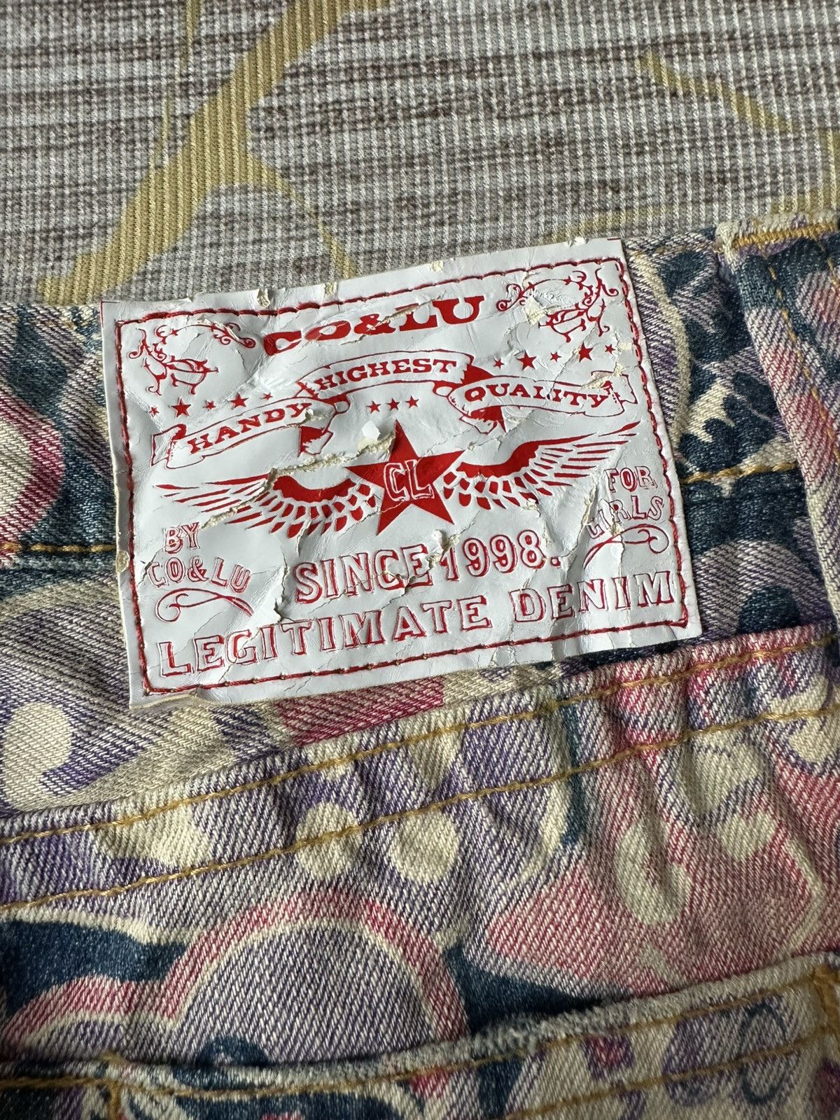 Hysteric Glamour Japanese Brand Co&Lu Fullprint Design Hysteric Style Denim Size US 28 / EU 44 - 17 Thumbnail
