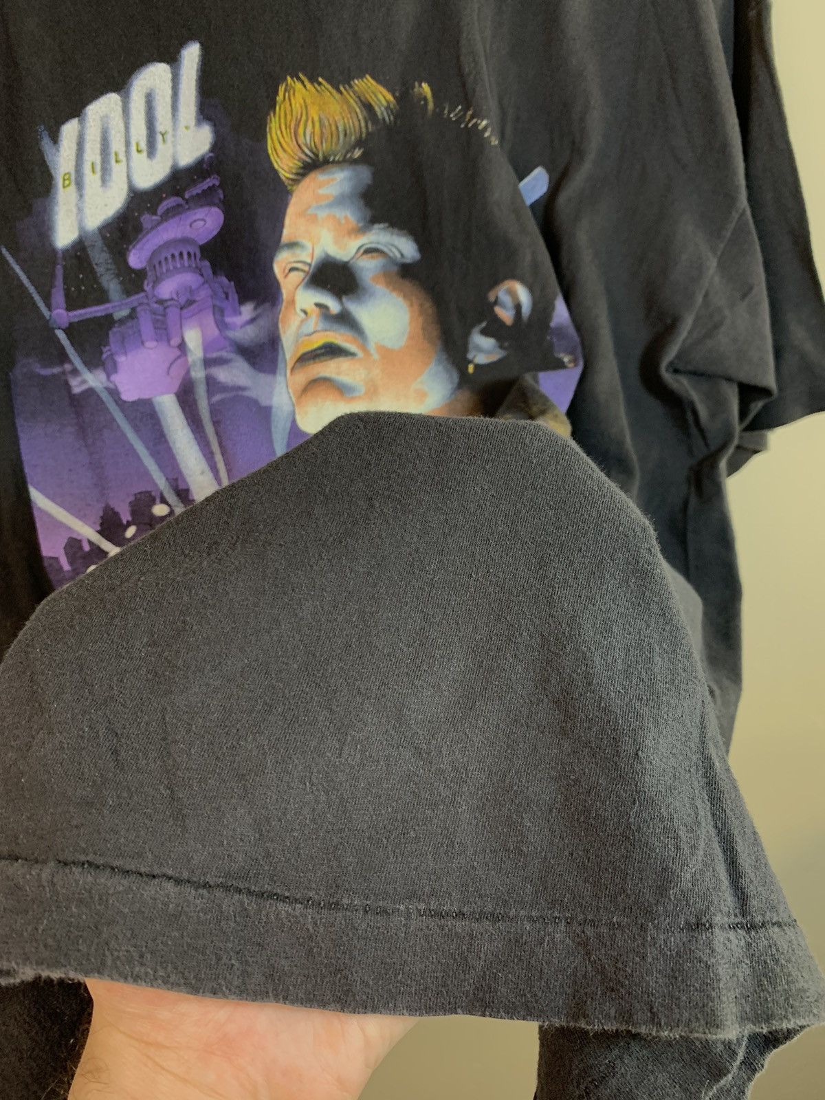 Band Tees × Brockum × Vintage RARE Vintage 1990 Billy Idol Charmed Life Brockum Tour Shirt Size US L / EU 52-54 / 3 - 7 Thumbnail