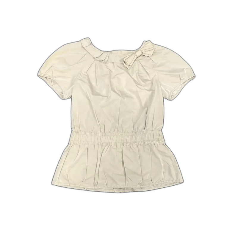 Louis Vuitton Louis Vuitton Short Sleeve Bow Top -2505 Size US XS / EU 42 / 0 - 1 Thumbnail