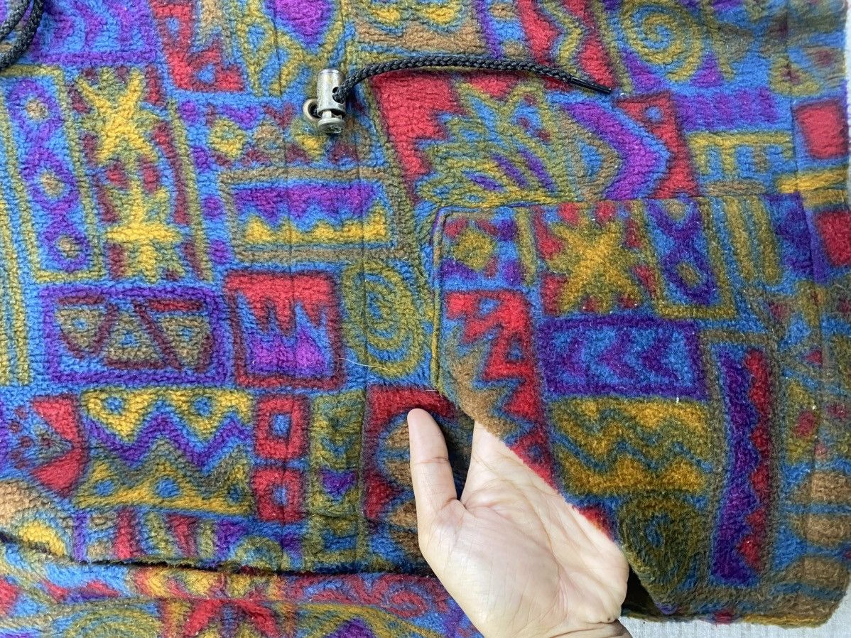 Vintage × Whistles Vtg 90s Whistler Blackcomb Full Navajo Printed Fleece Size US L / EU 52-54 / 3 - 6 Thumbnail