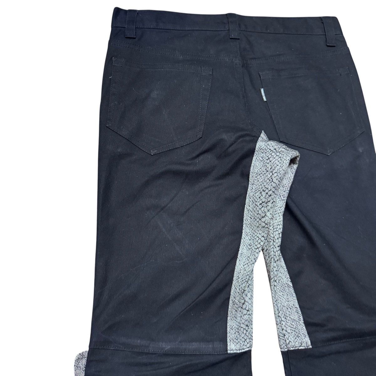 Tornado Mart Tornado Mart Snake Skin Flare Jeans Size US 30 / EU 46 - 11 Thumbnail