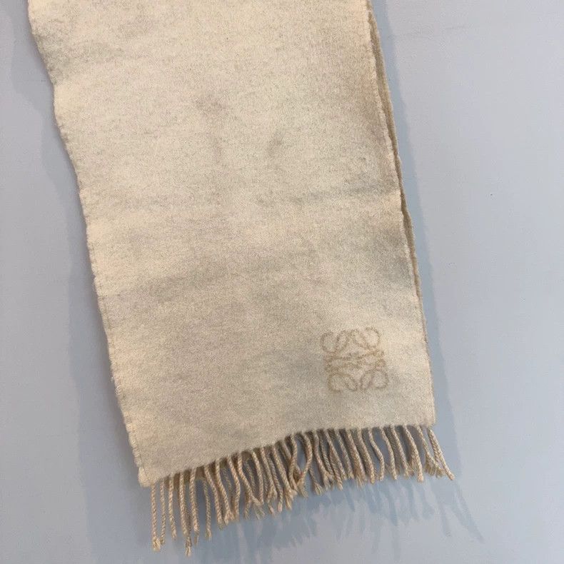 Loewe LOEWE Double embroidered logo scarf Size ONE SIZE - 1 Thumbnail