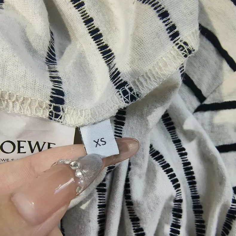 Loewe LOEWE Embroidered striped short sleeves Size XS / US 0-2 / IT 36-38 - 6 Thumbnail