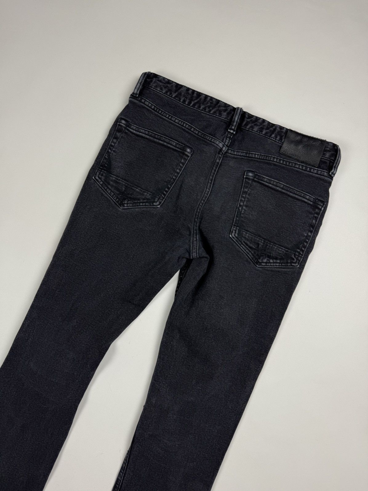 Allsaints × Japanese Brand Allsaints Cigarette Damaged Distressed Denim Skinny Jeans Size US 30 / EU 46 - 20 Thumbnail