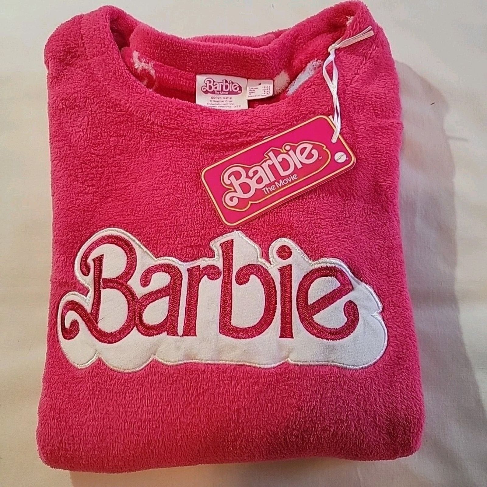 Other New Barbie The Movie Loungewear Set Size M 8-10 Pink Logo Size ONE SIZE - 10 Thumbnail