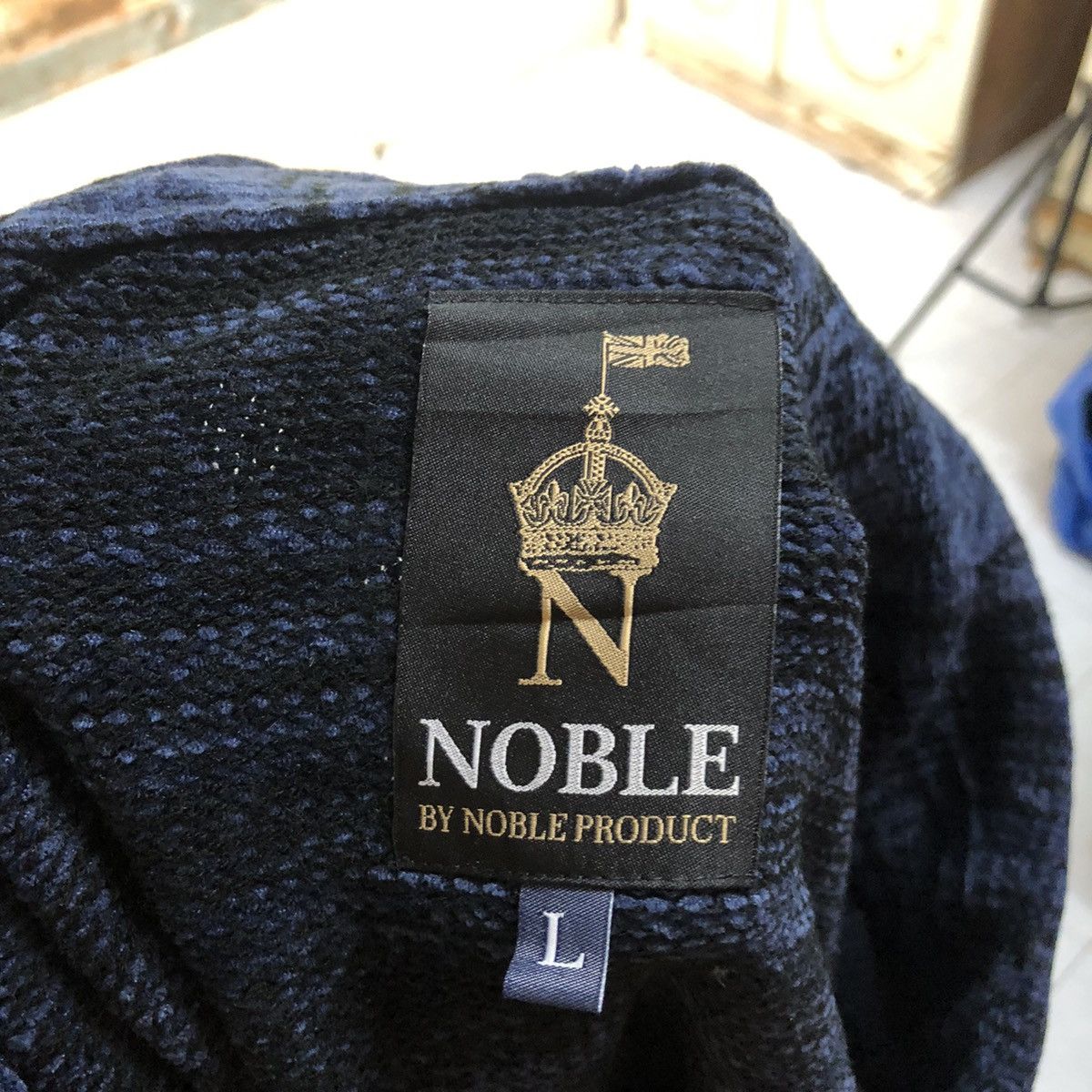 Homespun Knitwear Noble Dark Blue Cardigan Knitwear #A952 Size L / US 10 / IT 46 - 11 Thumbnail