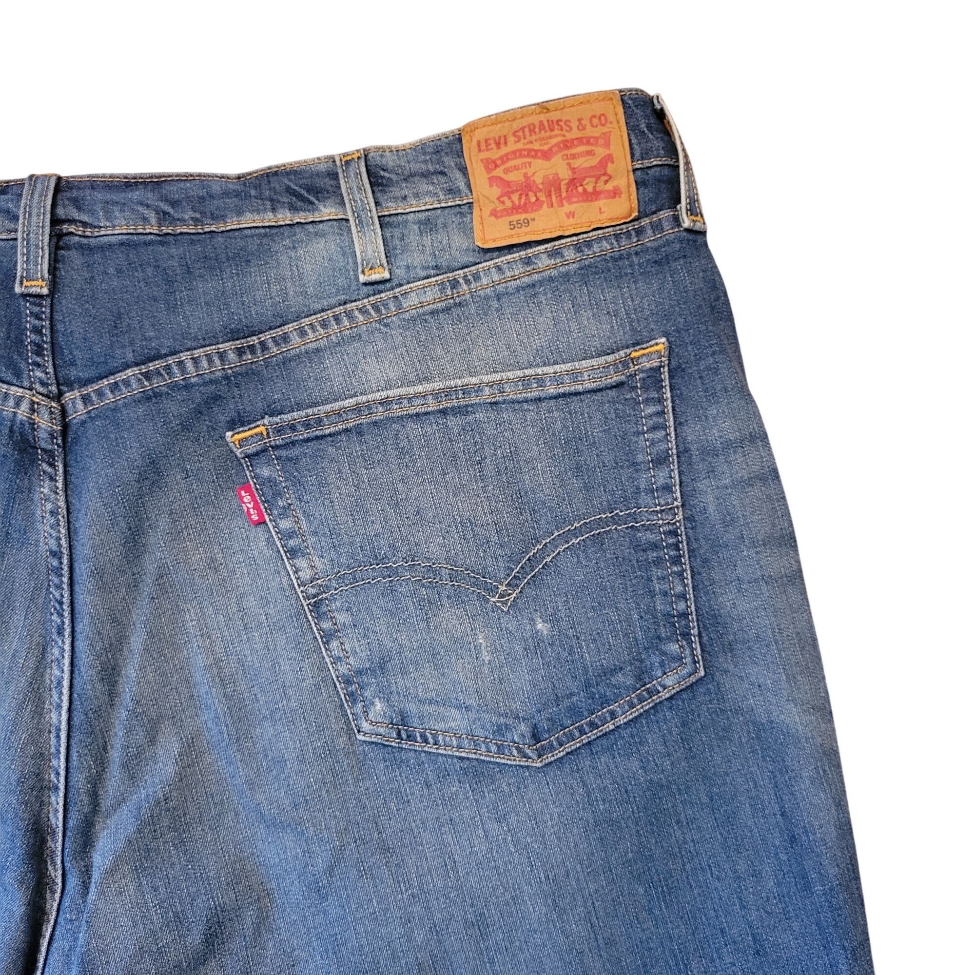 Levi's Levis 559 Relaxed Straight Fit Blue Denim Jeans 48x32 Classi Size US 44 / EU 60 - 5 Thumbnail