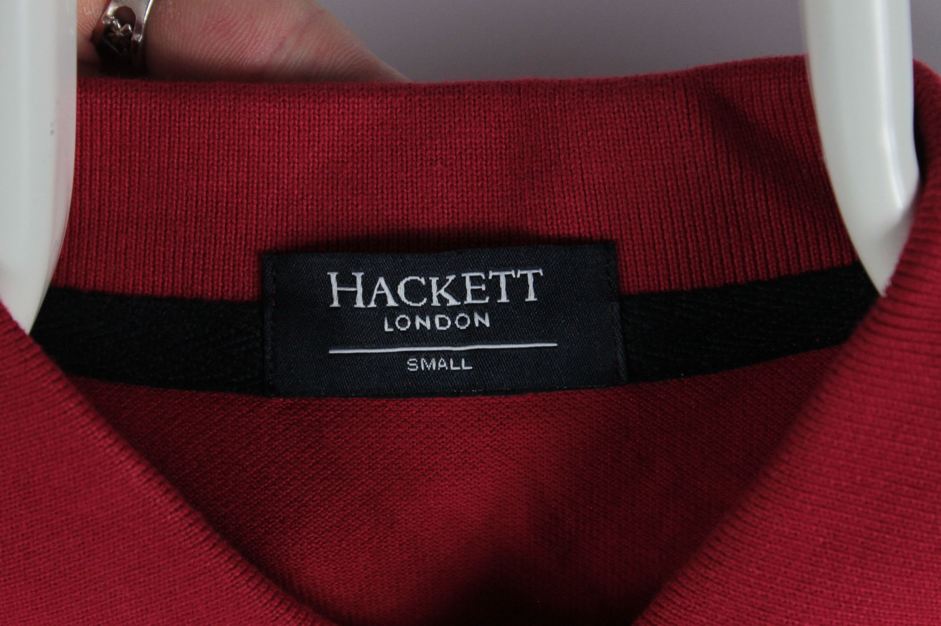 Hackett Hackett Red Cotton Regular Fit Polo Shirt Men's Size US S / EU 44-46 / 1 - 3 Thumbnail