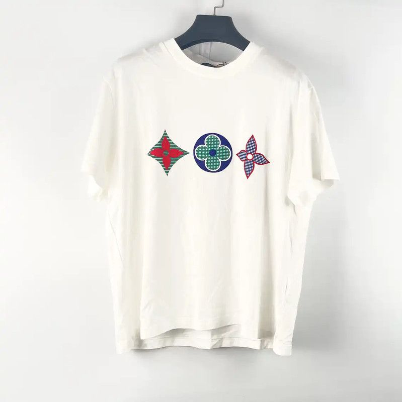 Louis Vuitton Louis Vuitton Summer White Men's T-Shirt 0089 Size US L / EU 52-54 / 3 - 1 Thumbnail