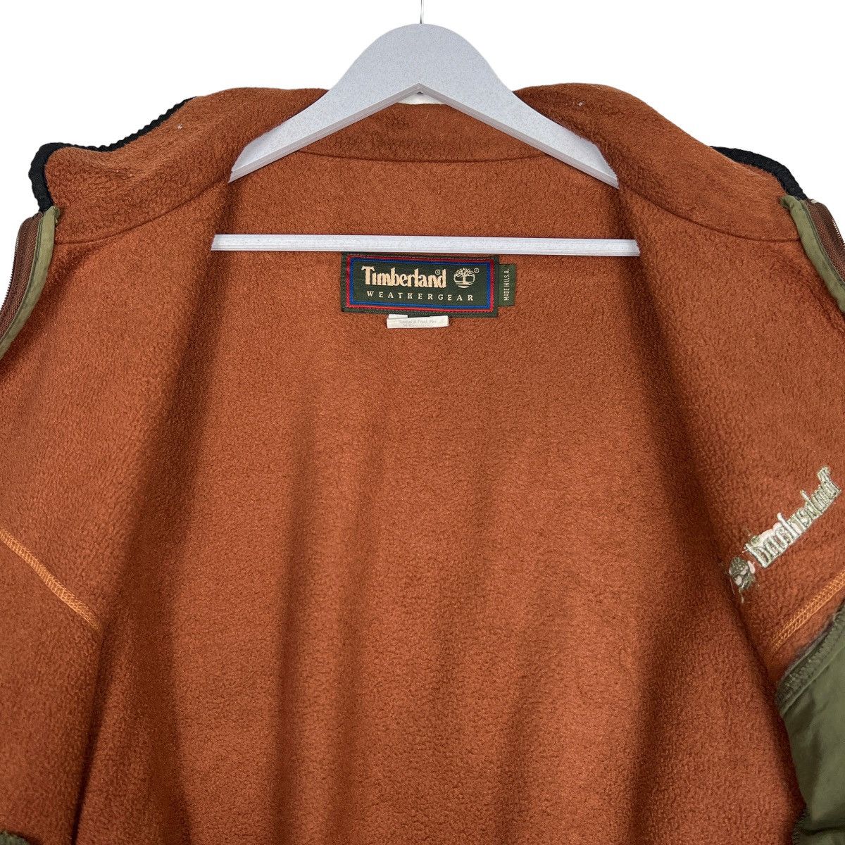Timberland 🔥 90s VINTAGE TIMBERLAND FLEECE MADE IN USA Size US M / EU 48-50 / 2 - 12 Thumbnail