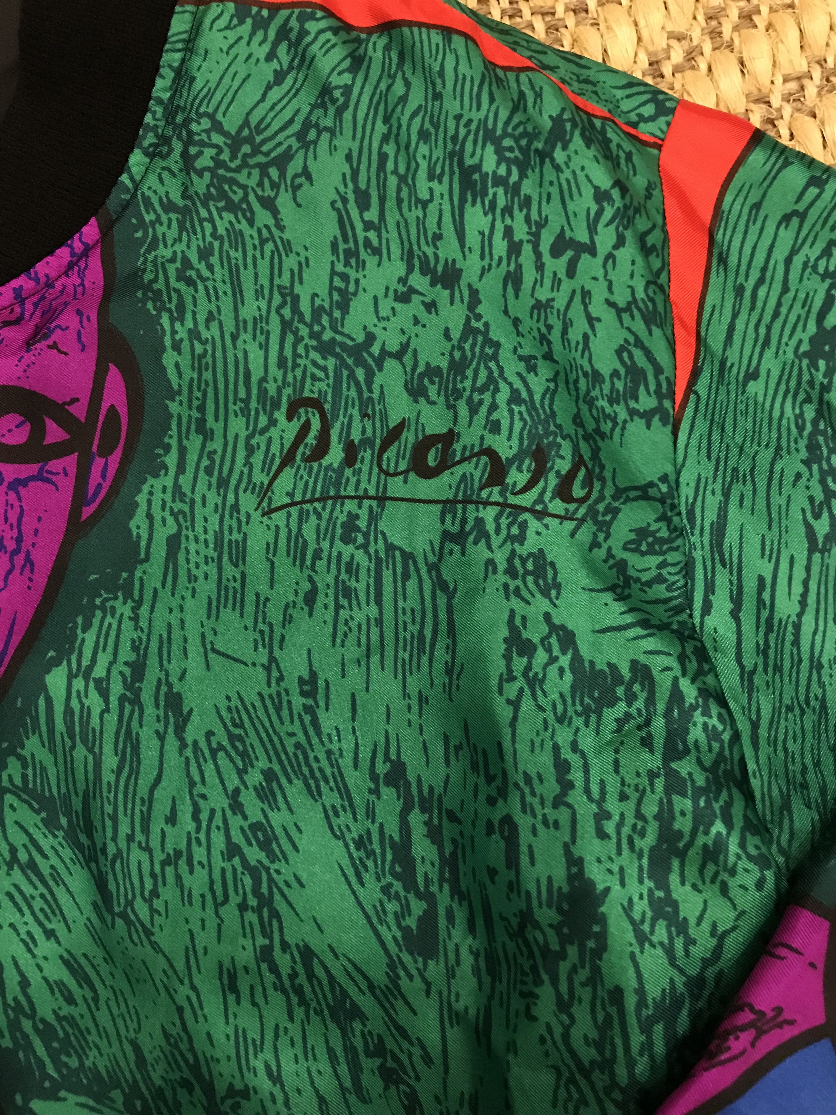 Paloma Picasso Vintage Picasso Silky Bomber Jacket Reversible Size US L / EU 52-54 / 3 - 5 Thumbnail