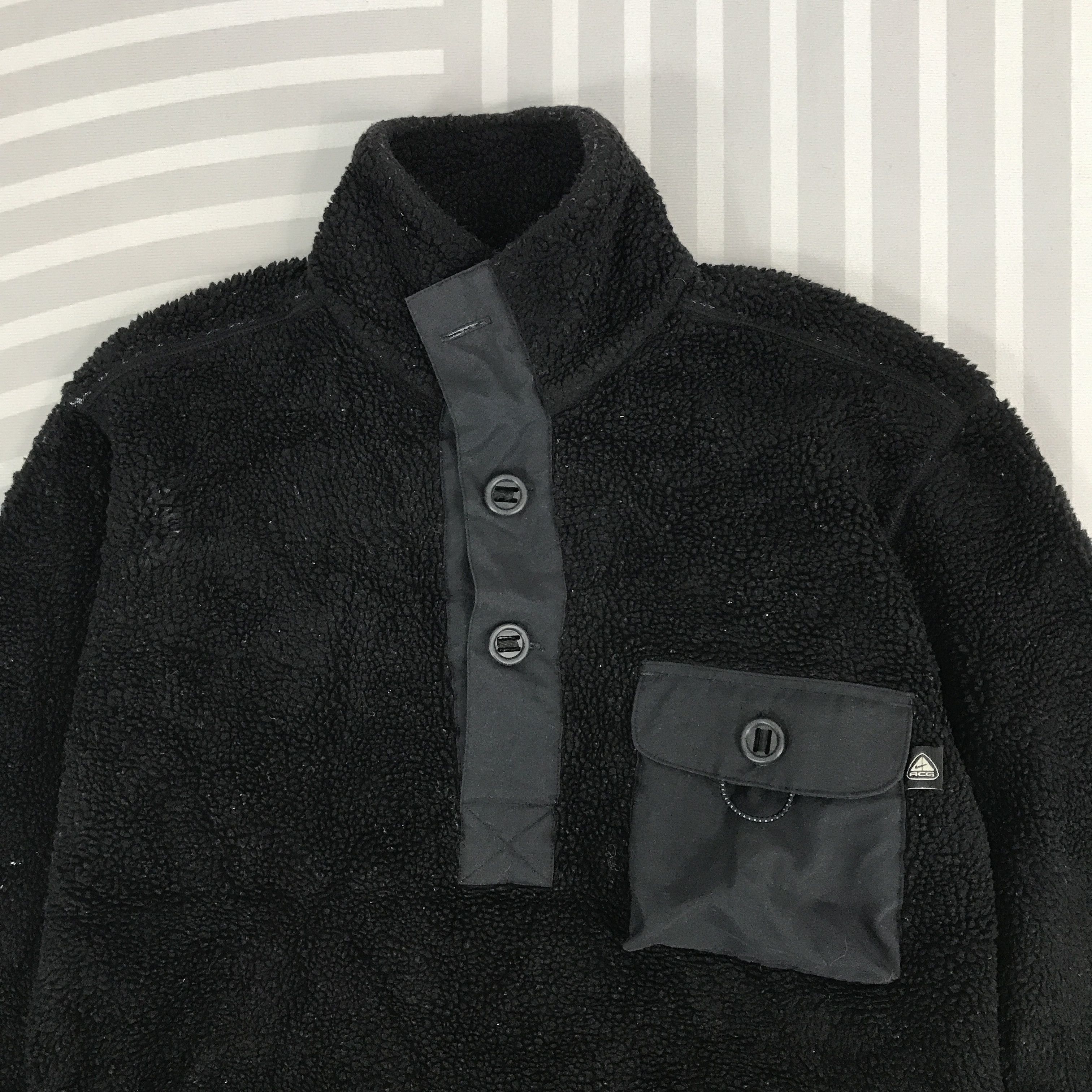 Nike × Nike ACG × Vintage Vintage Nike ACG Sherpa Single Pocket Jacket Size US XL / EU 56 / 4 - 2 Thumbnail