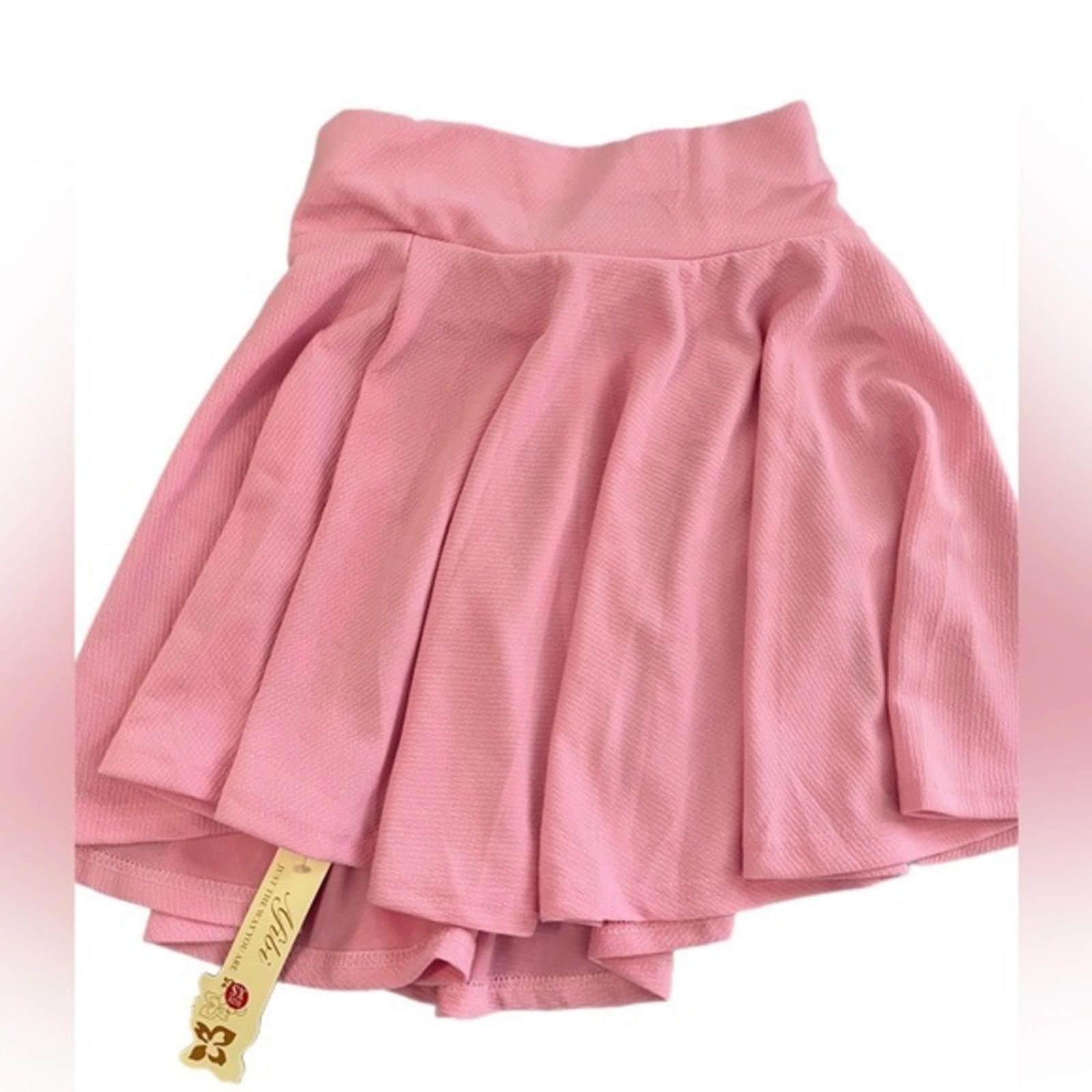 Designer NWT‎ Afibi XS Barbie Pink Tennis Skirt. Size 26" / US 2 / IT 38 - 1 Thumbnail