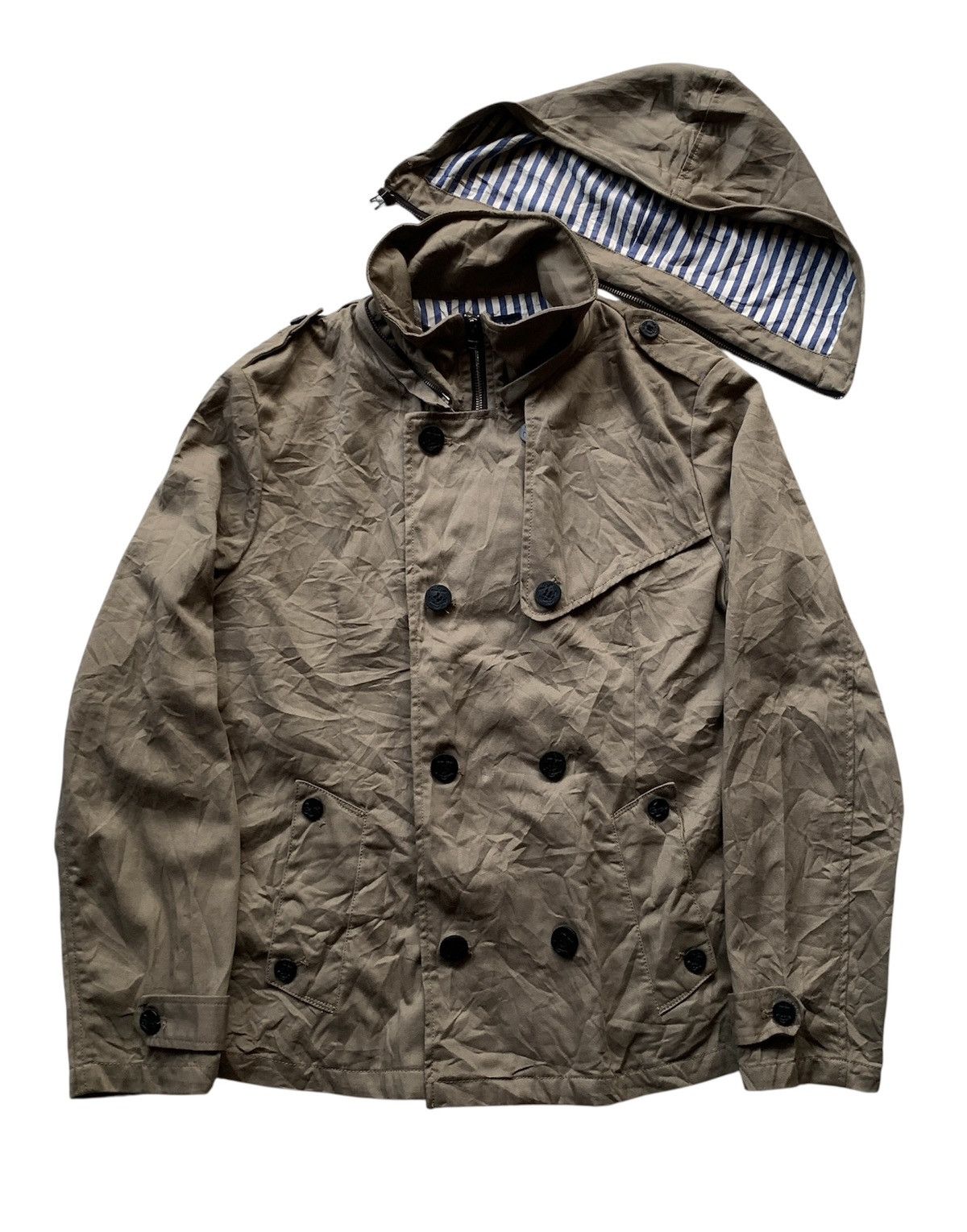 Le Grande Bleu (L.G.B.) 2000s RageBlue Napoleon Hooded ifsix GOA LGB Jacket Size US L / EU 52-54 / 3 - 8 Thumbnail