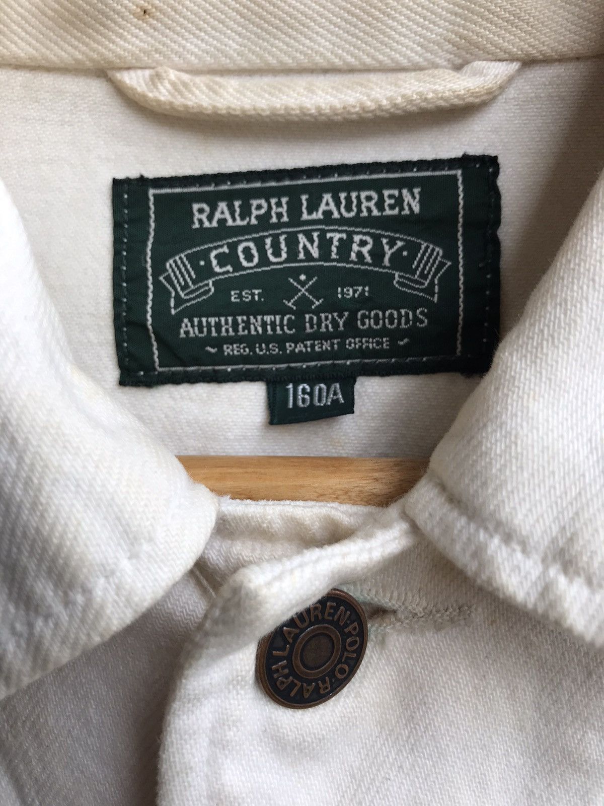 Polo Ralph Lauren Vtg 1992 Polo Ralph Lauren Denim Bear Jacket Size US L / EU 52-54 / 3 - 7 Thumbnail