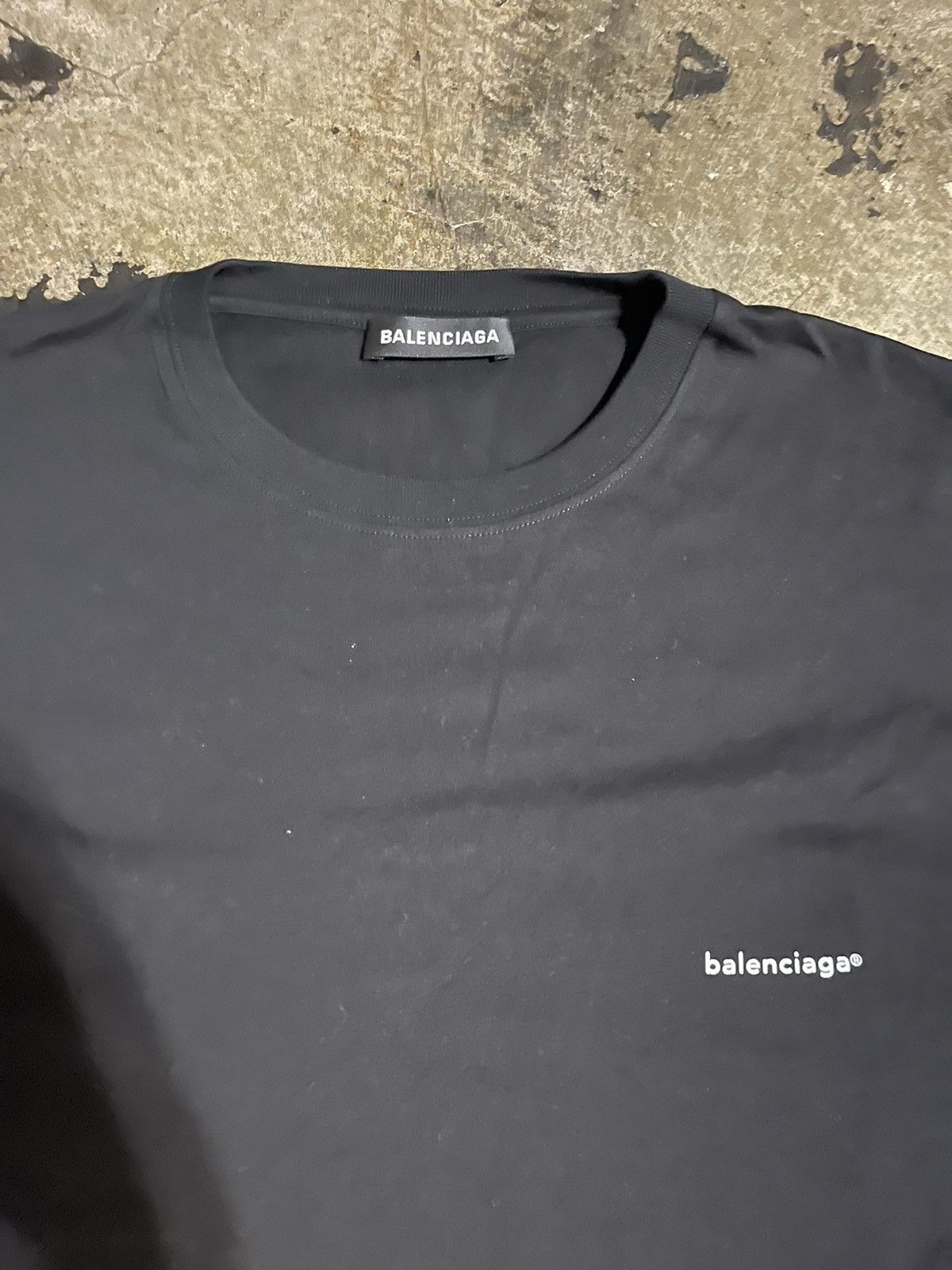 Balenciaga Balenciaga Black Tee Size US S / EU 44-46 / 1 - 2 Thumbnail